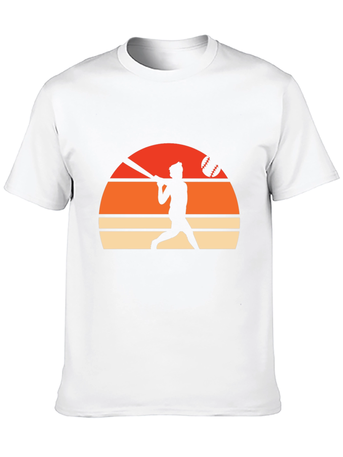 Baseball Sunset Silhouette T-Shirt