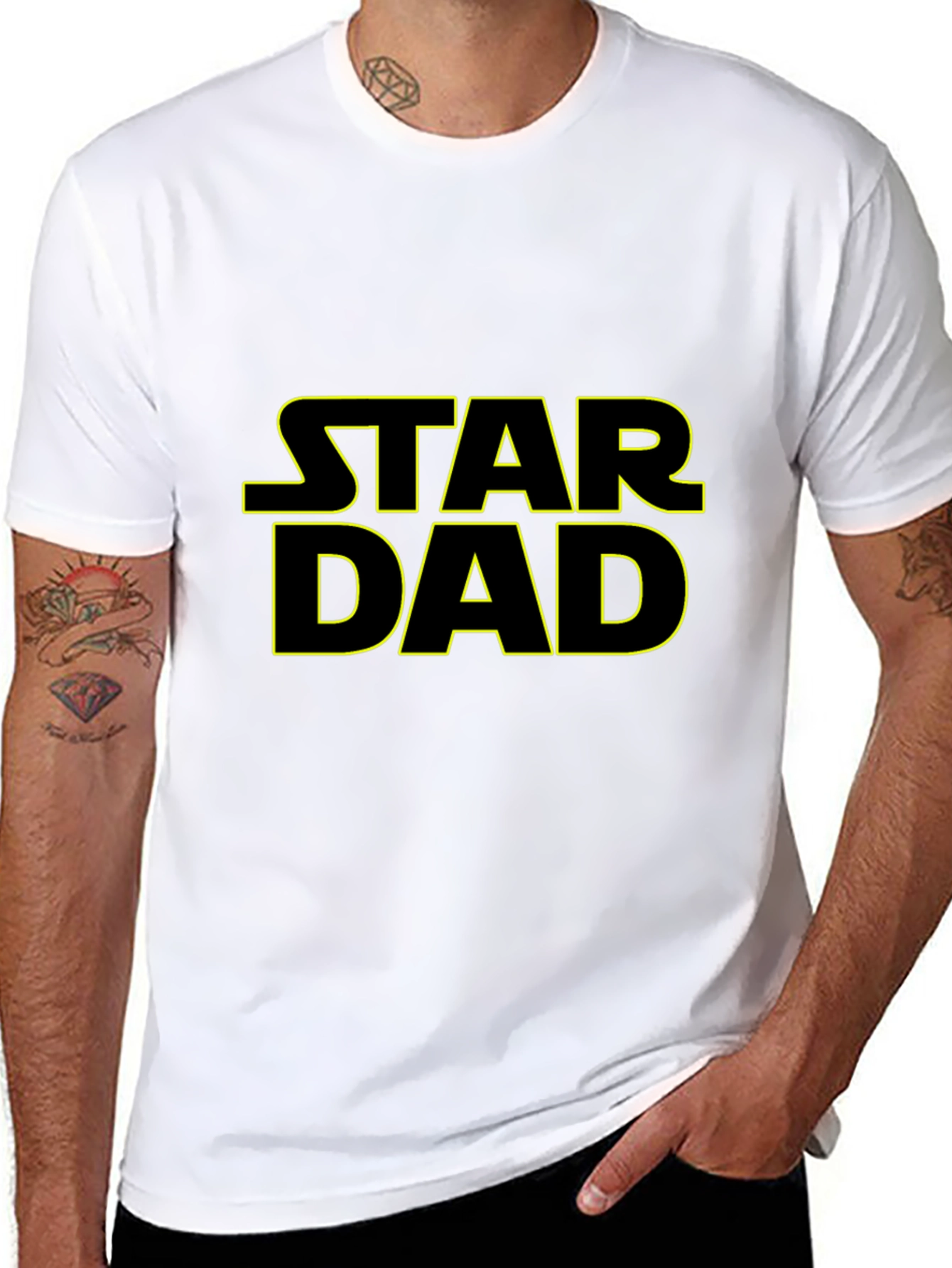 Star Dad Graphic T-Shirt
