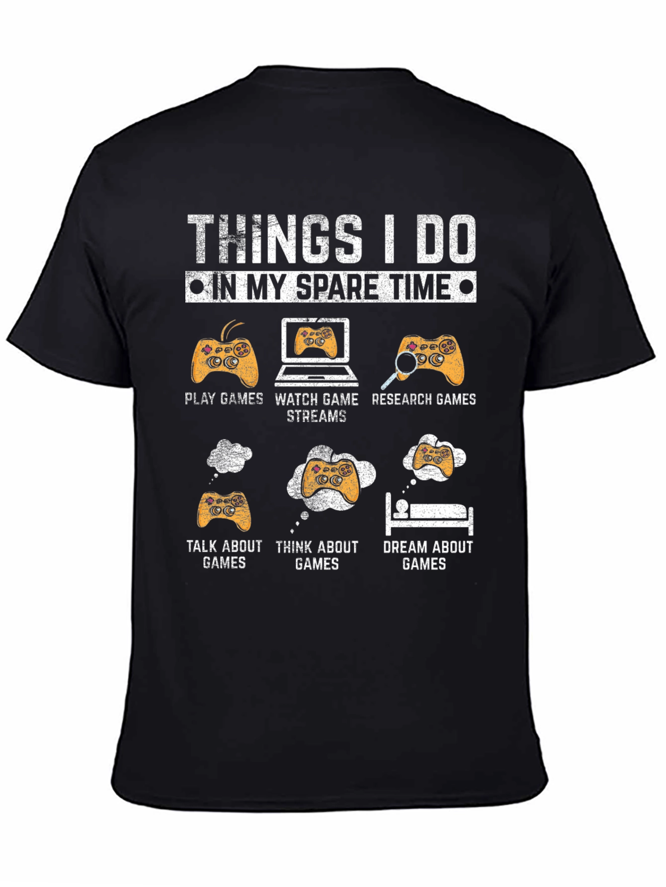 Gamer T-Shirt: Spare Time Gaming Activities