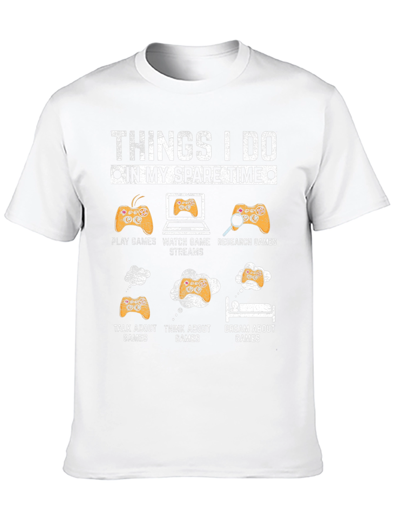 Gamer T-Shirt: Spare Time Gaming Activities