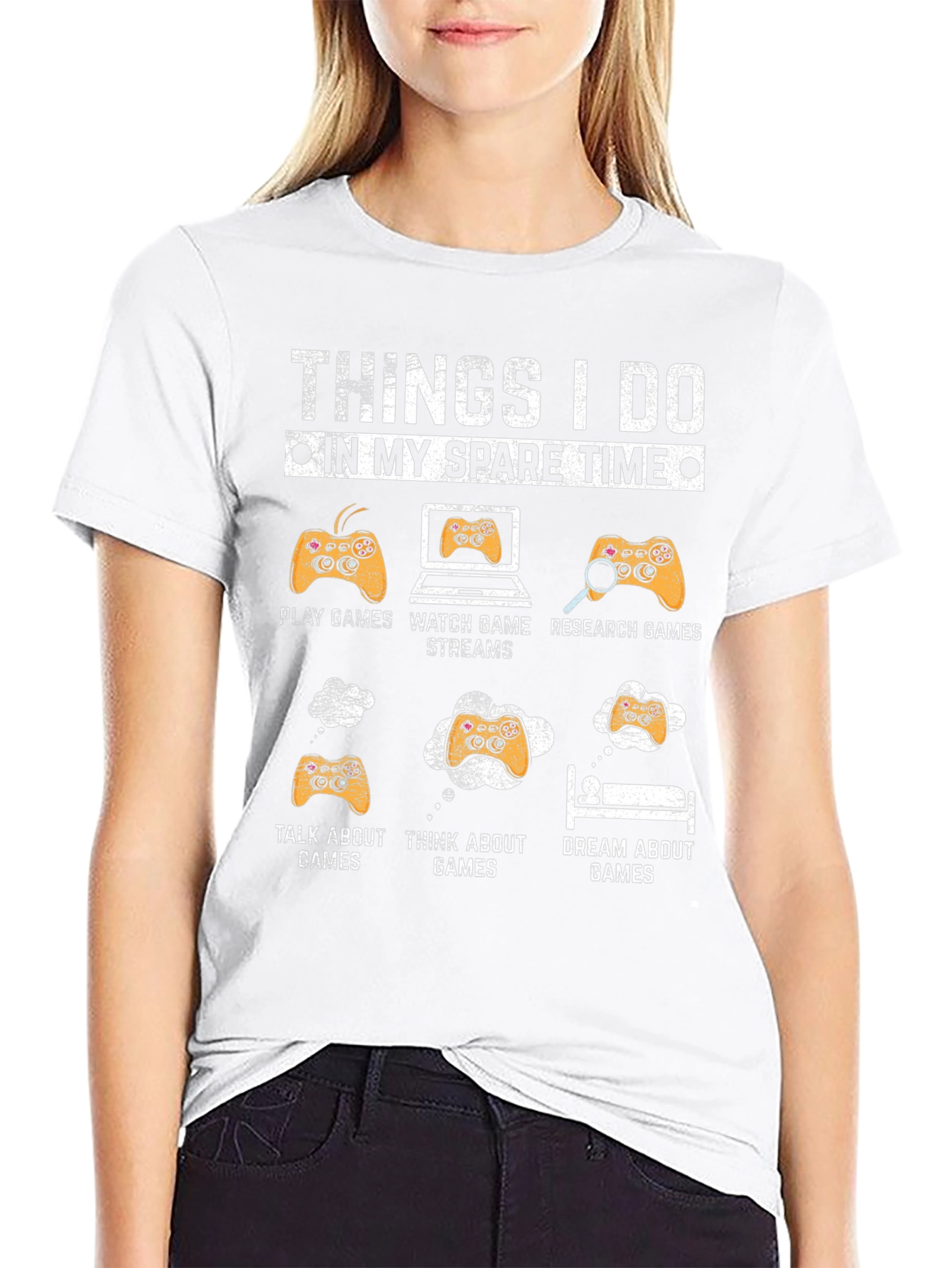 Gamer T-Shirt: Spare Time Gaming Activities