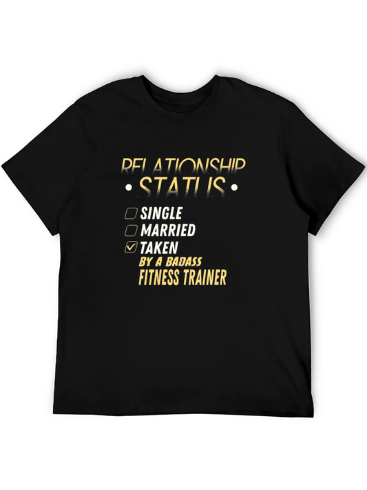 Funny Relationship Status Fitness Trainer T-Shirt