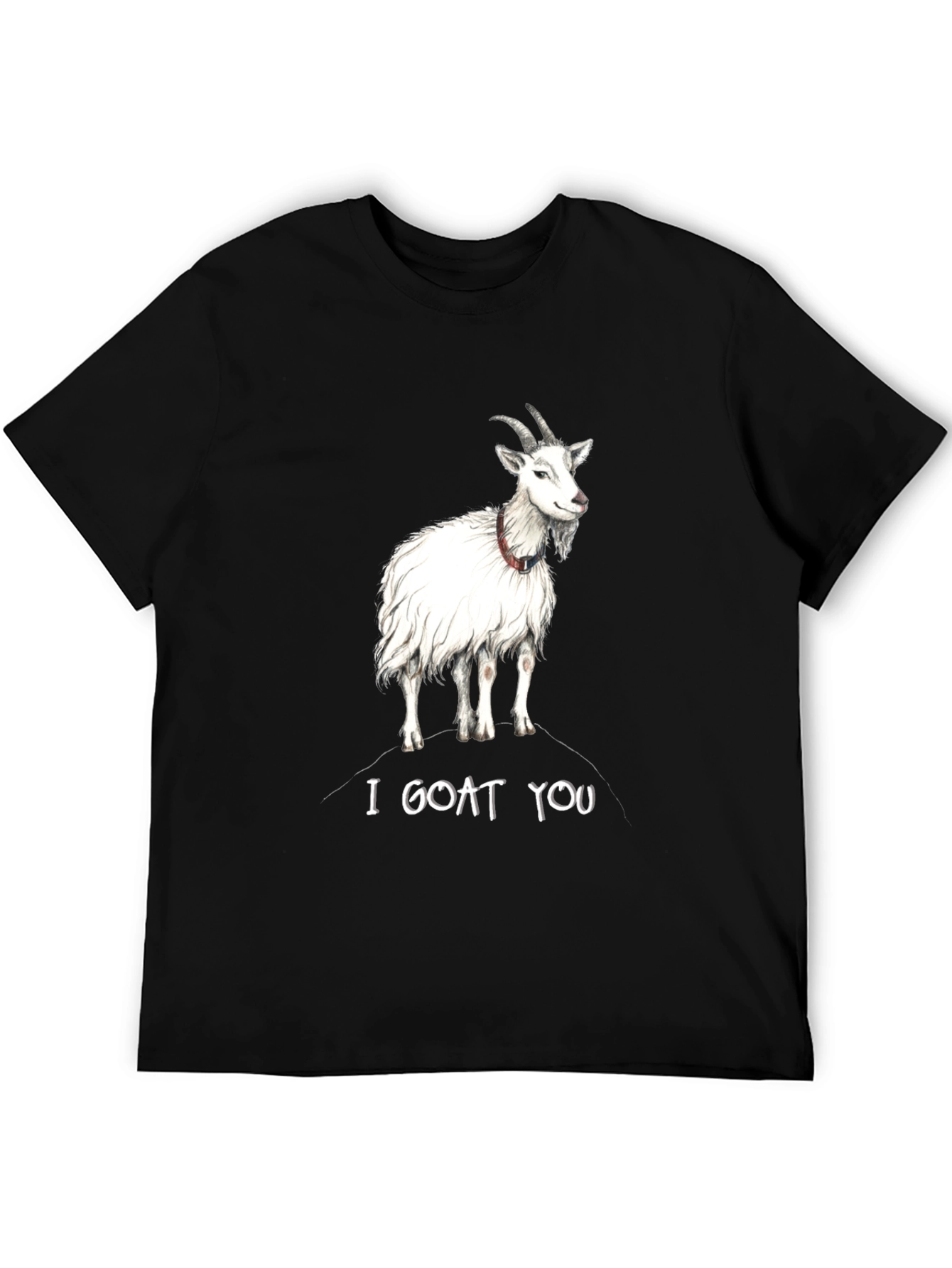 I Goat You Graphic T-Shirt - Black Cotton Tee