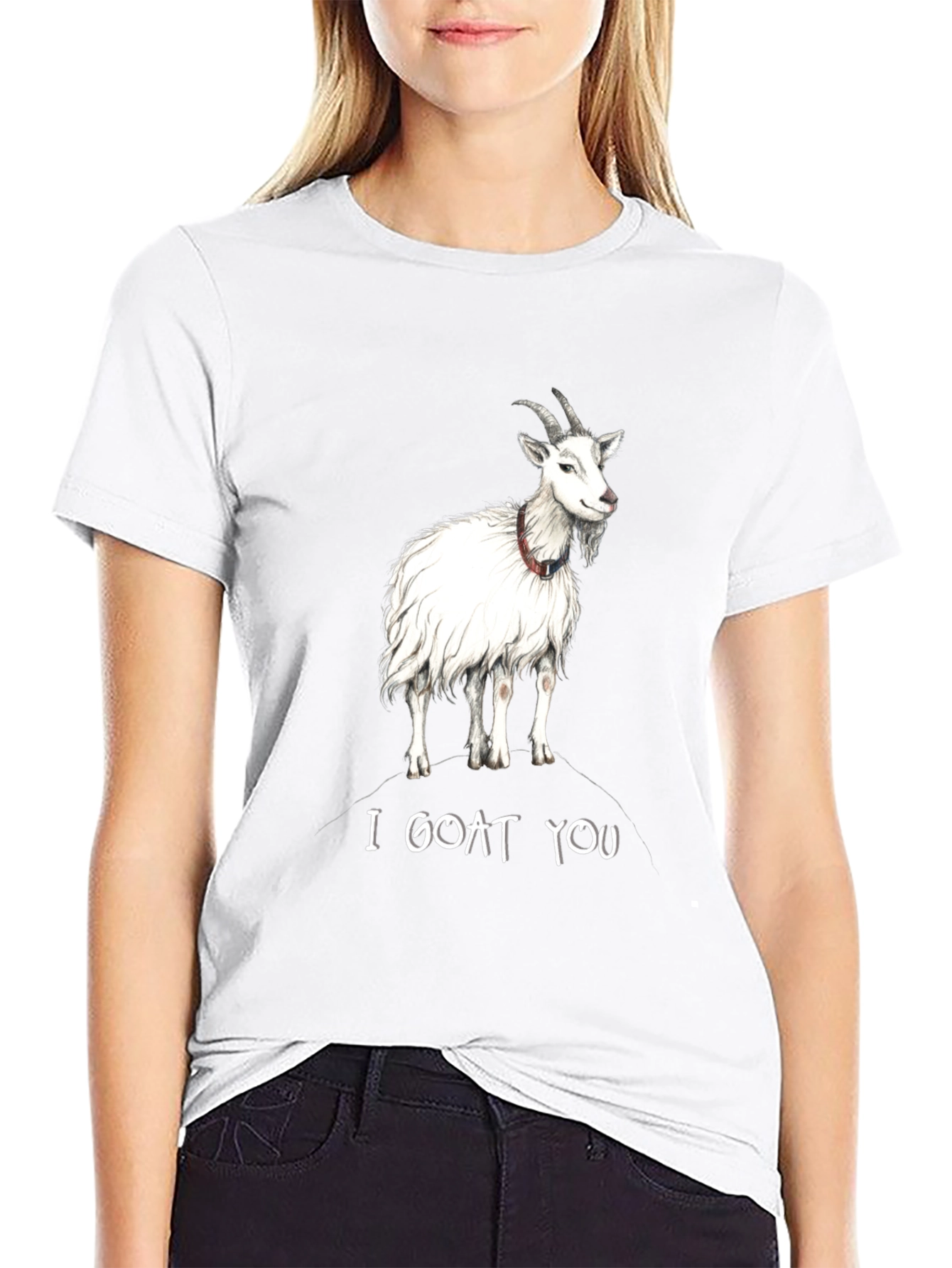 I Goat You Graphic T-Shirt - Black Cotton Tee