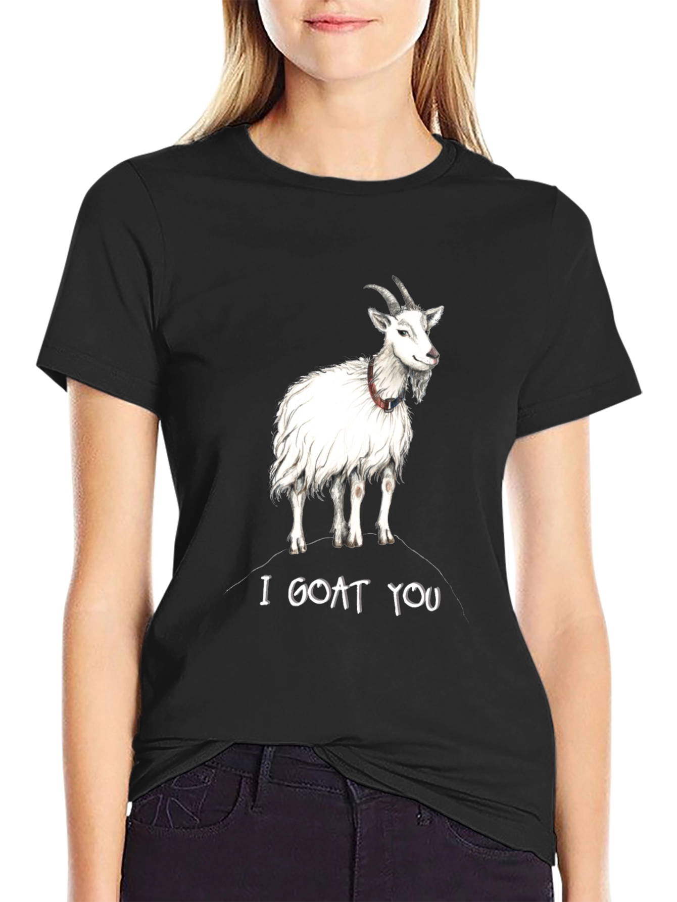 I Goat You Graphic T-Shirt - Black Cotton Tee