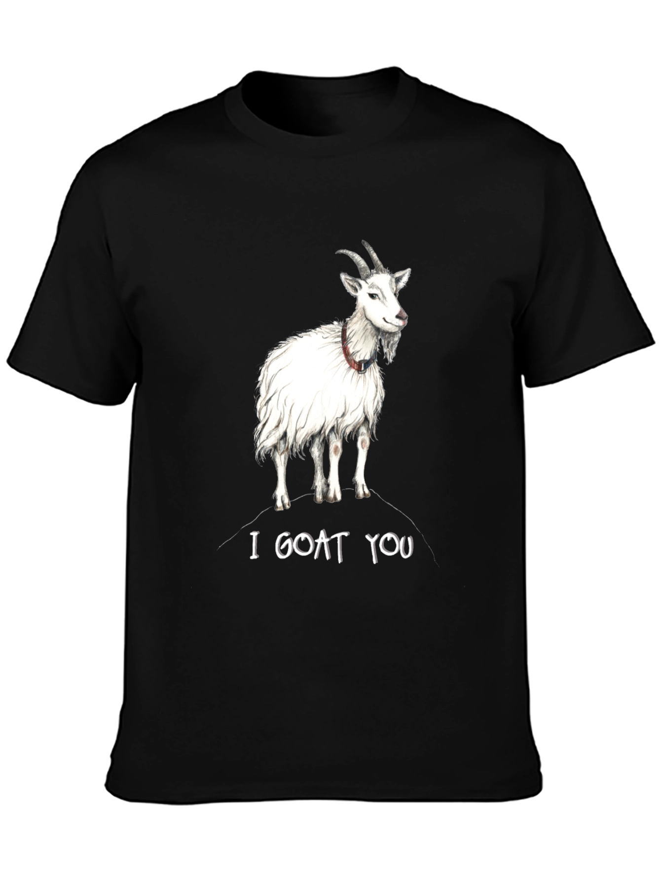 I Goat You Graphic T-Shirt - Black Cotton Tee