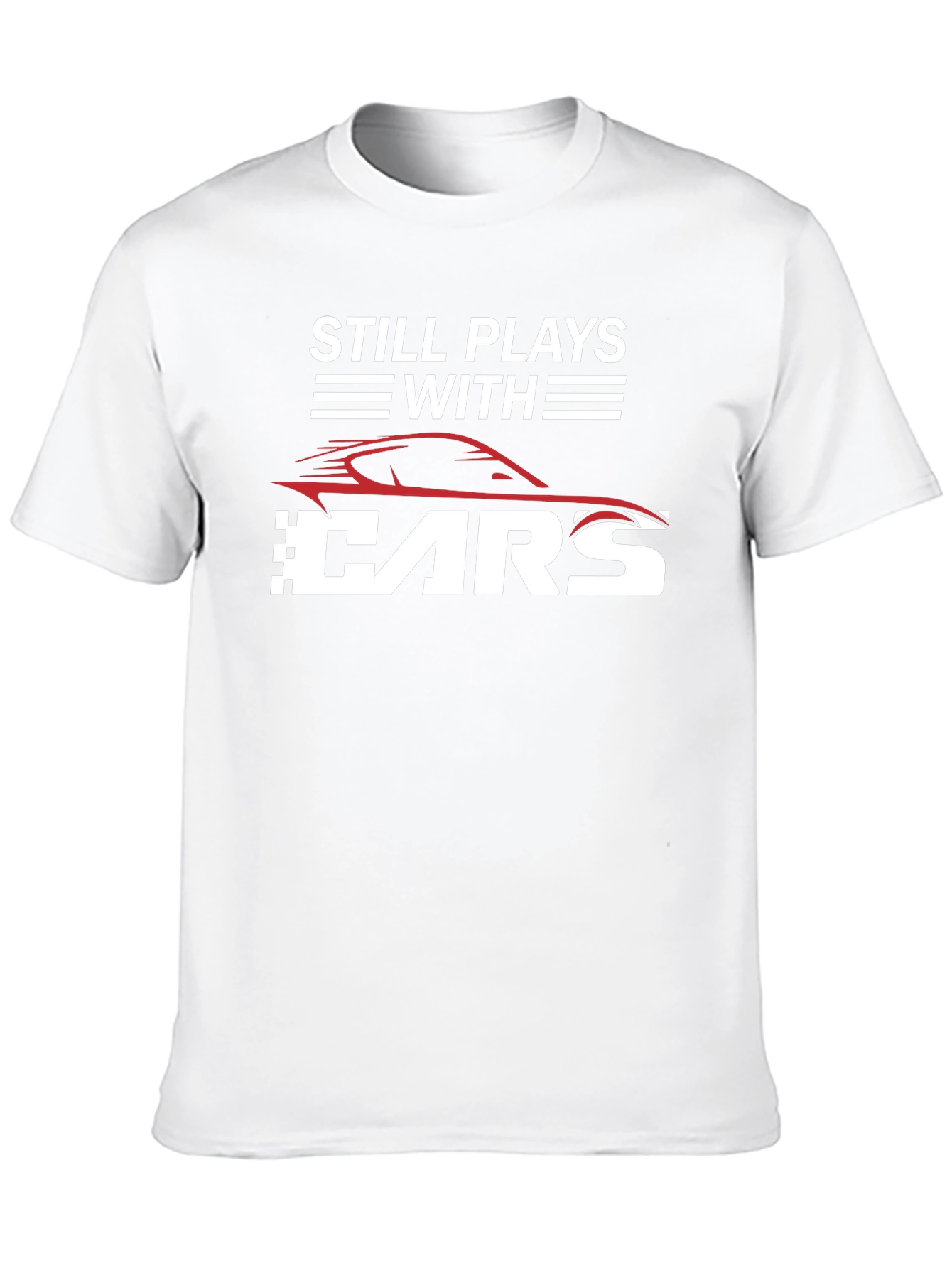 Still Plays With Cars Black T-Shirt