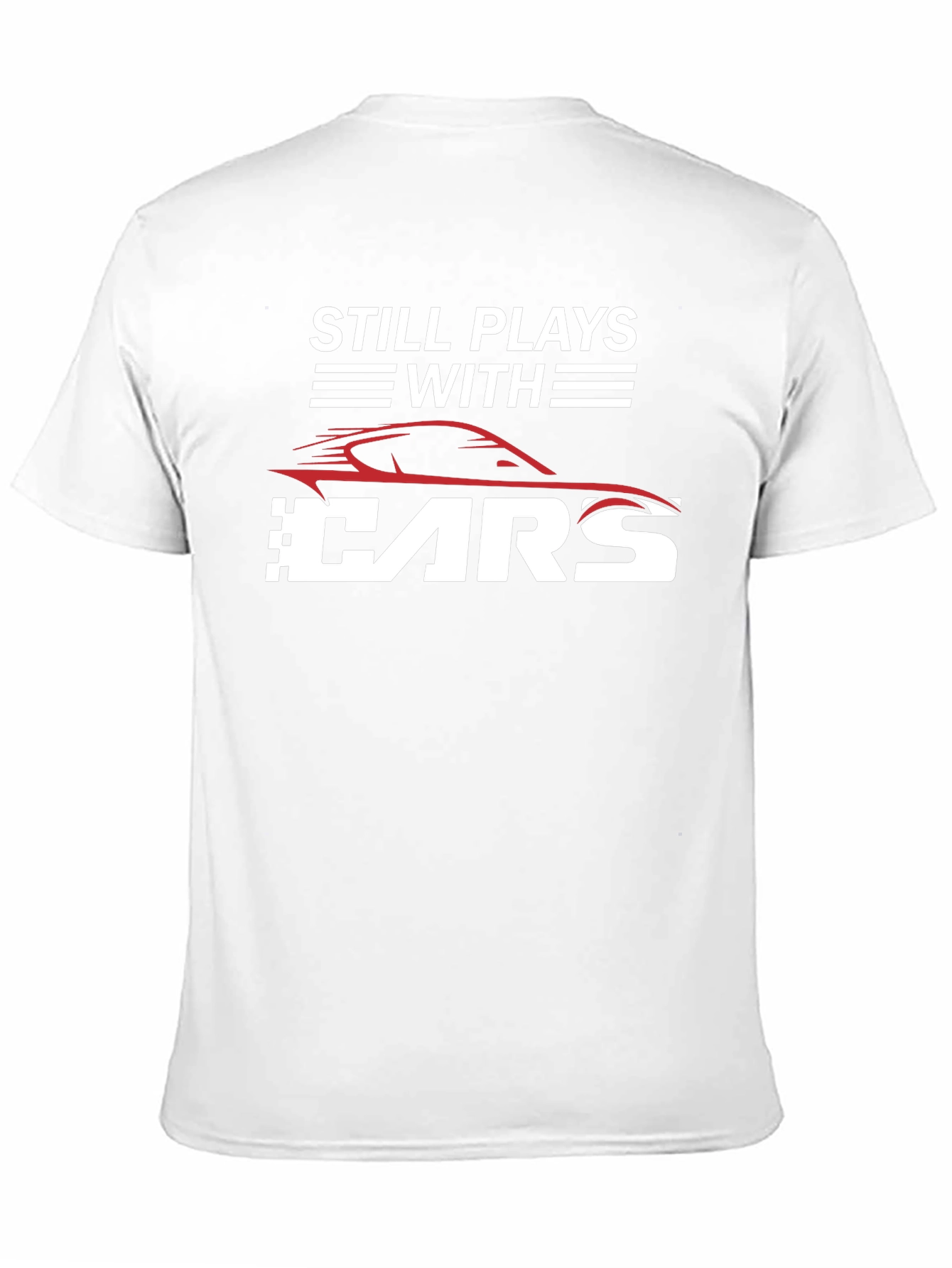 Still Plays With Cars Black T-Shirt