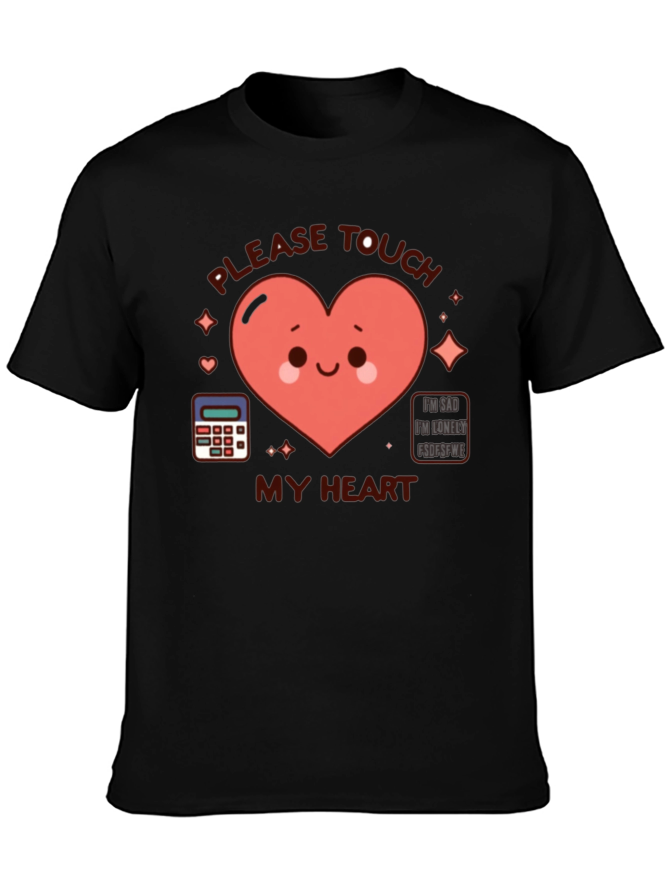 Please Touch My Heart Graphic T-Shirt