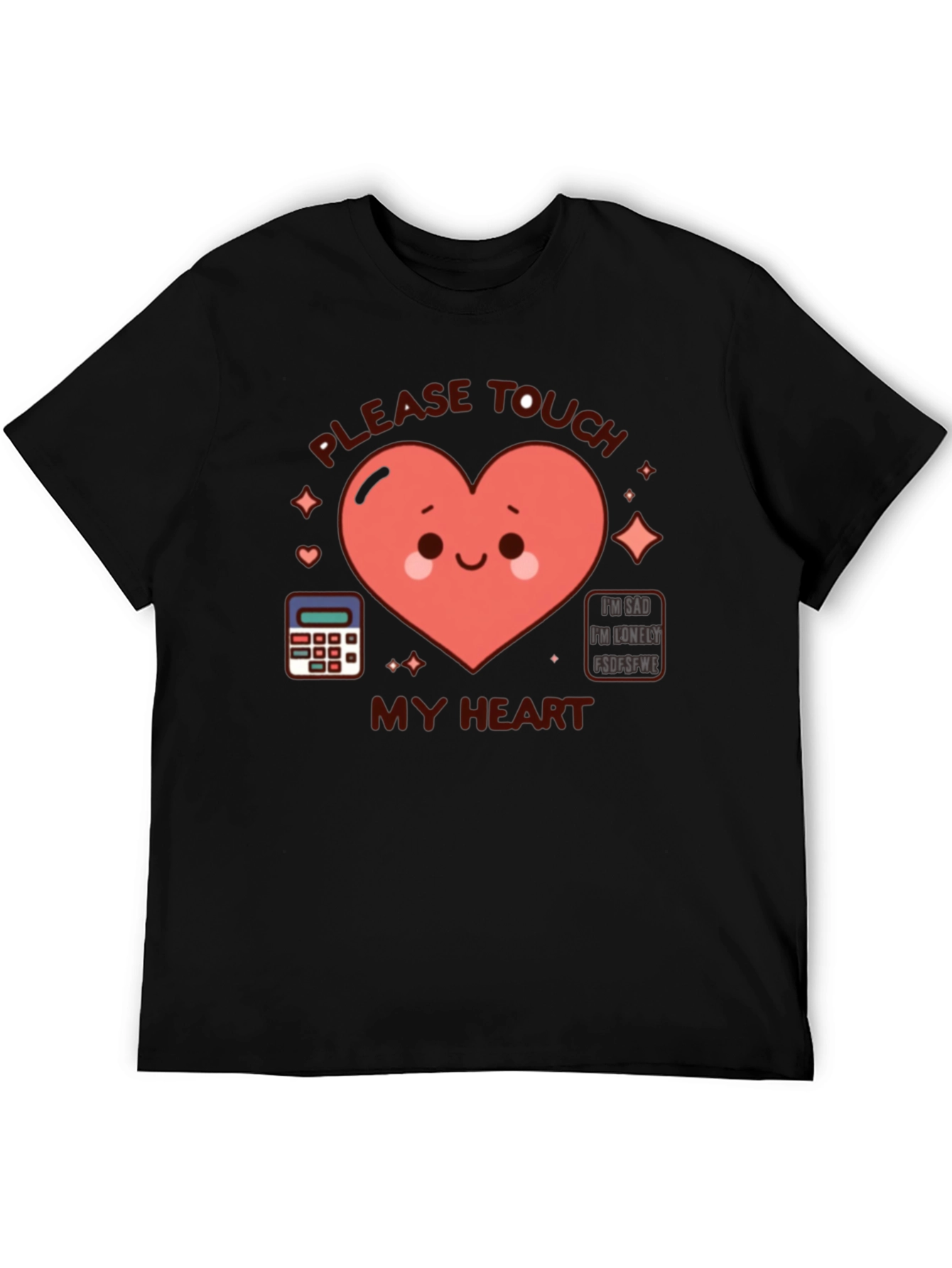 Please Touch My Heart Graphic T-Shirt
