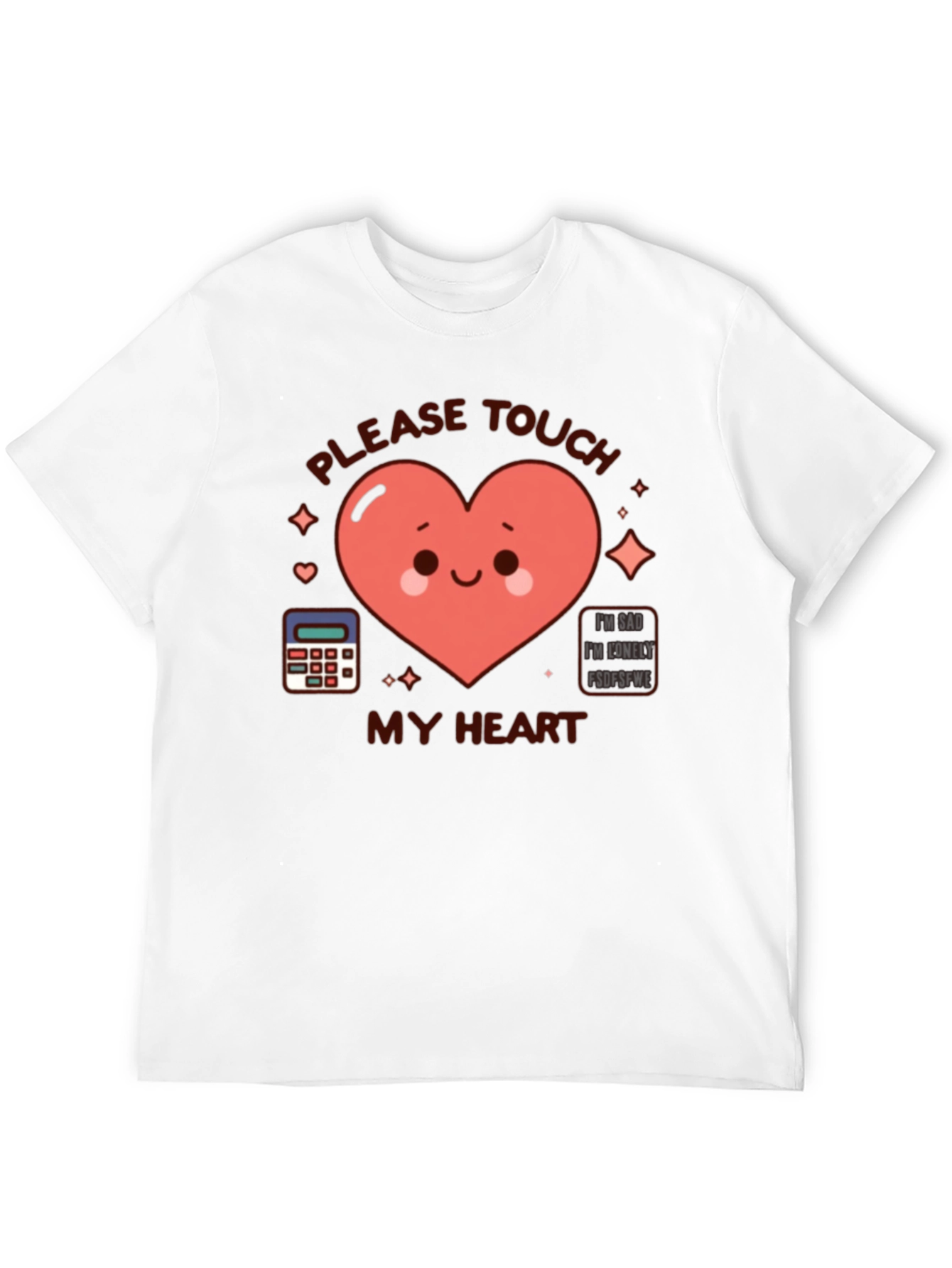 Please Touch My Heart Graphic T-Shirt