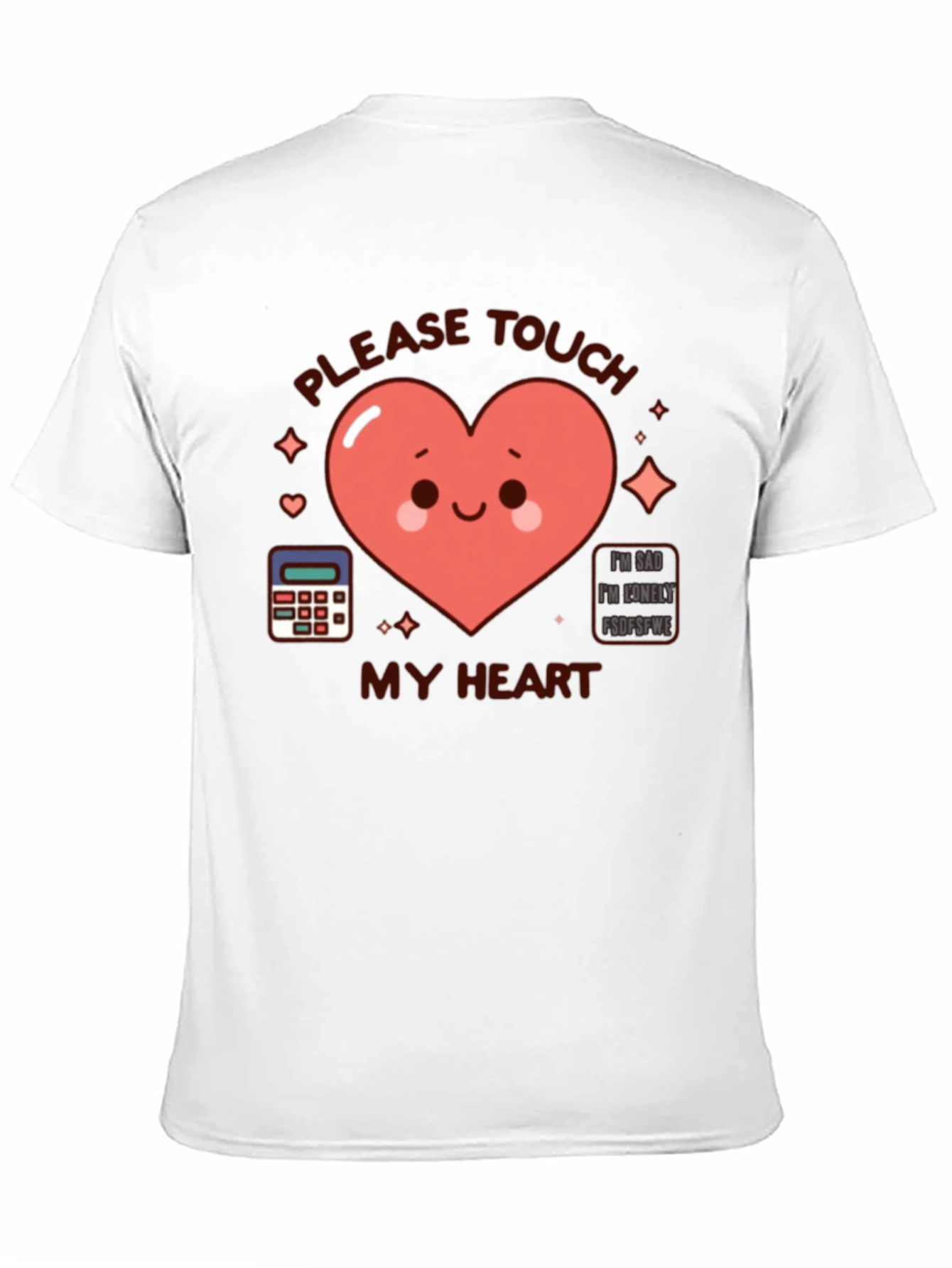 Please Touch My Heart Graphic T-Shirt