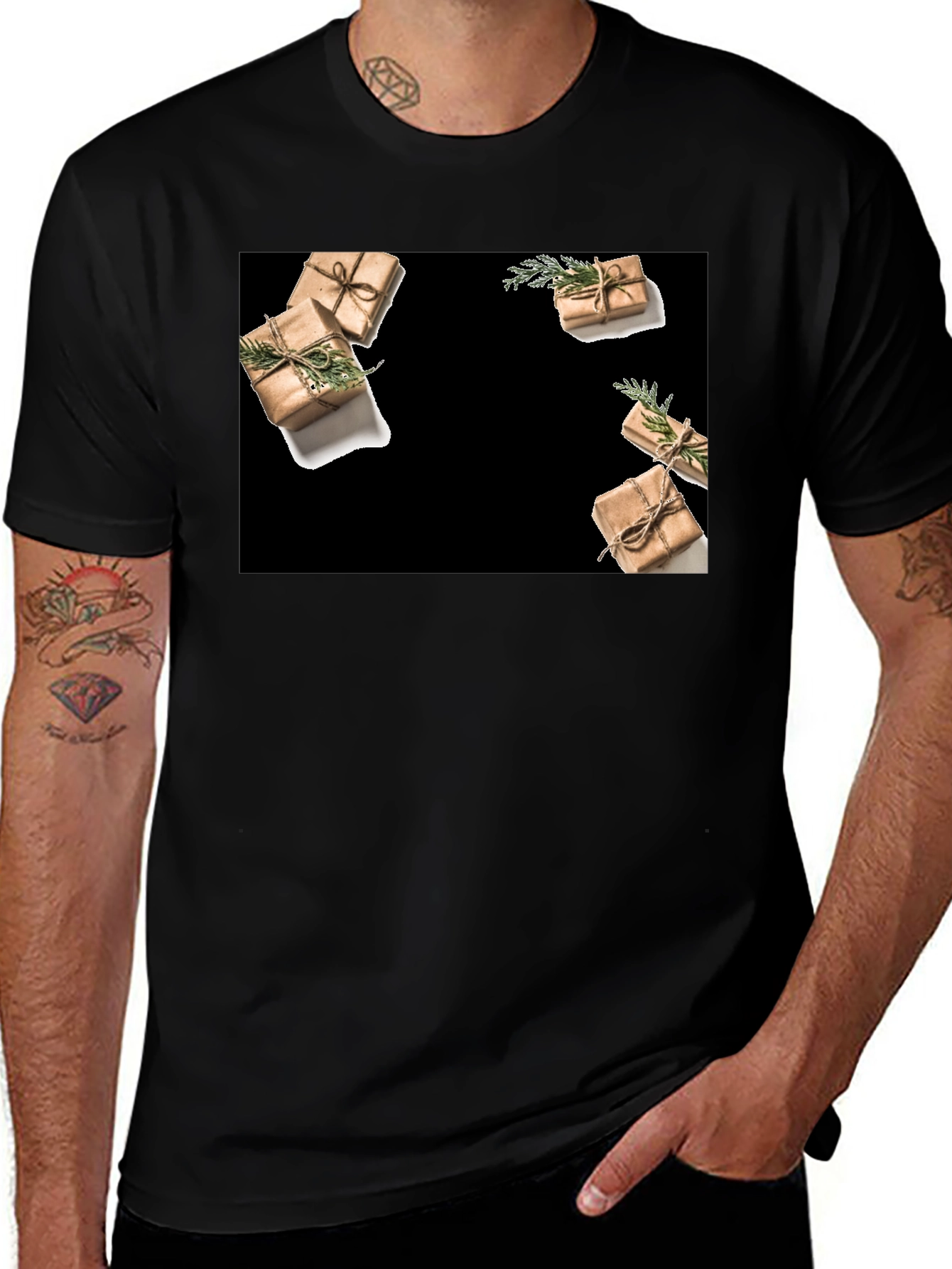 Gifts All Around T-Shirt Black
