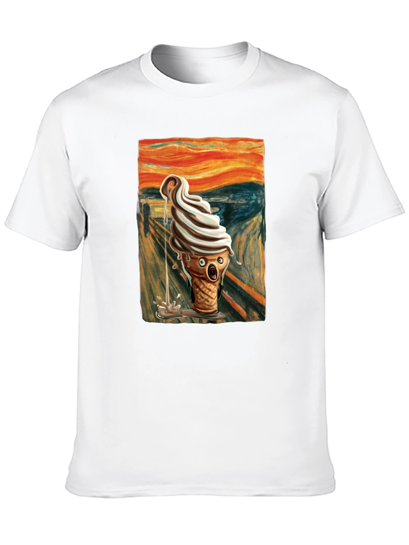 Scream Ice Cream T-Shirt - Art Inspired Tee