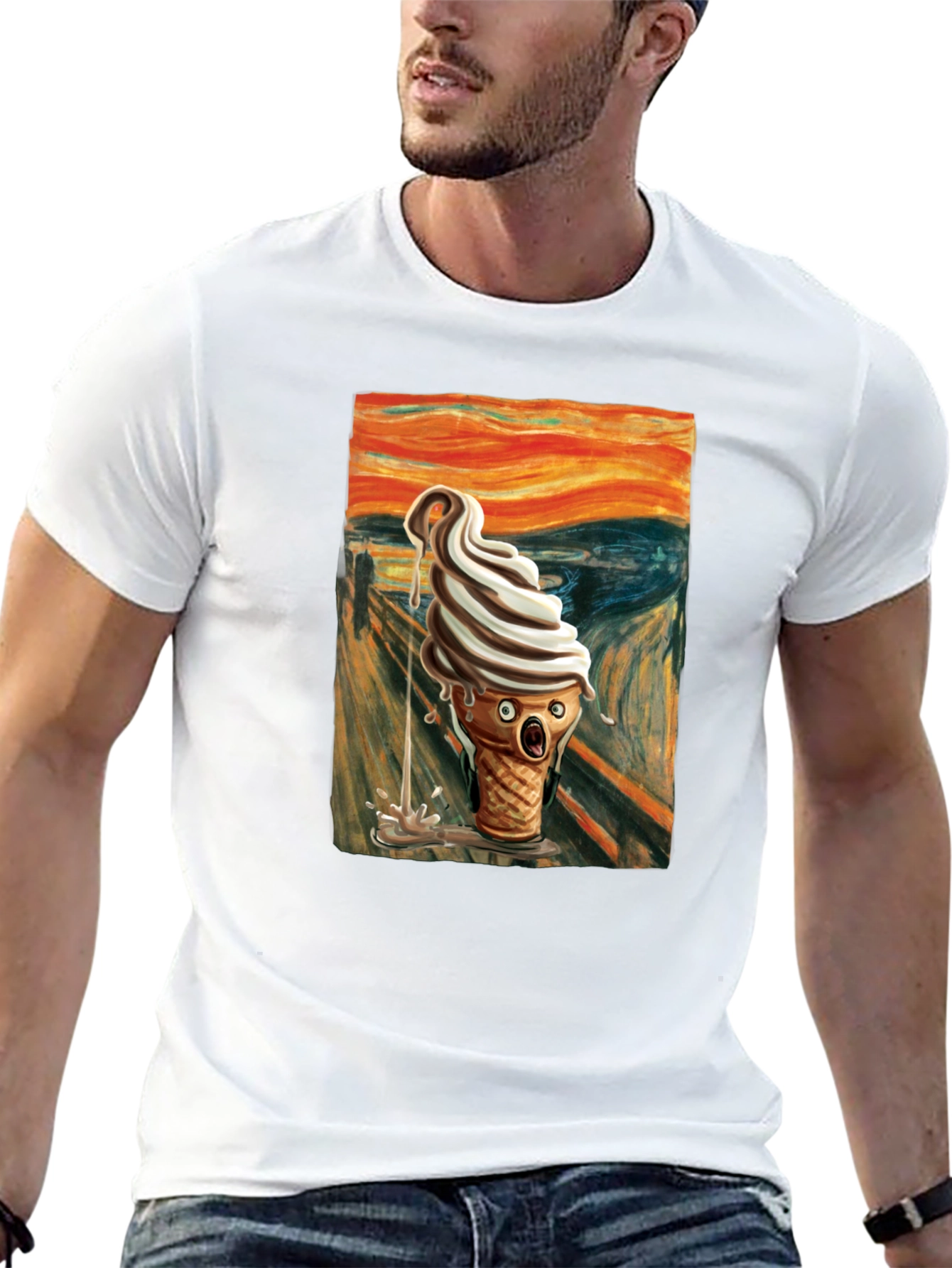 Scream Ice Cream T-Shirt - Art Inspired Tee