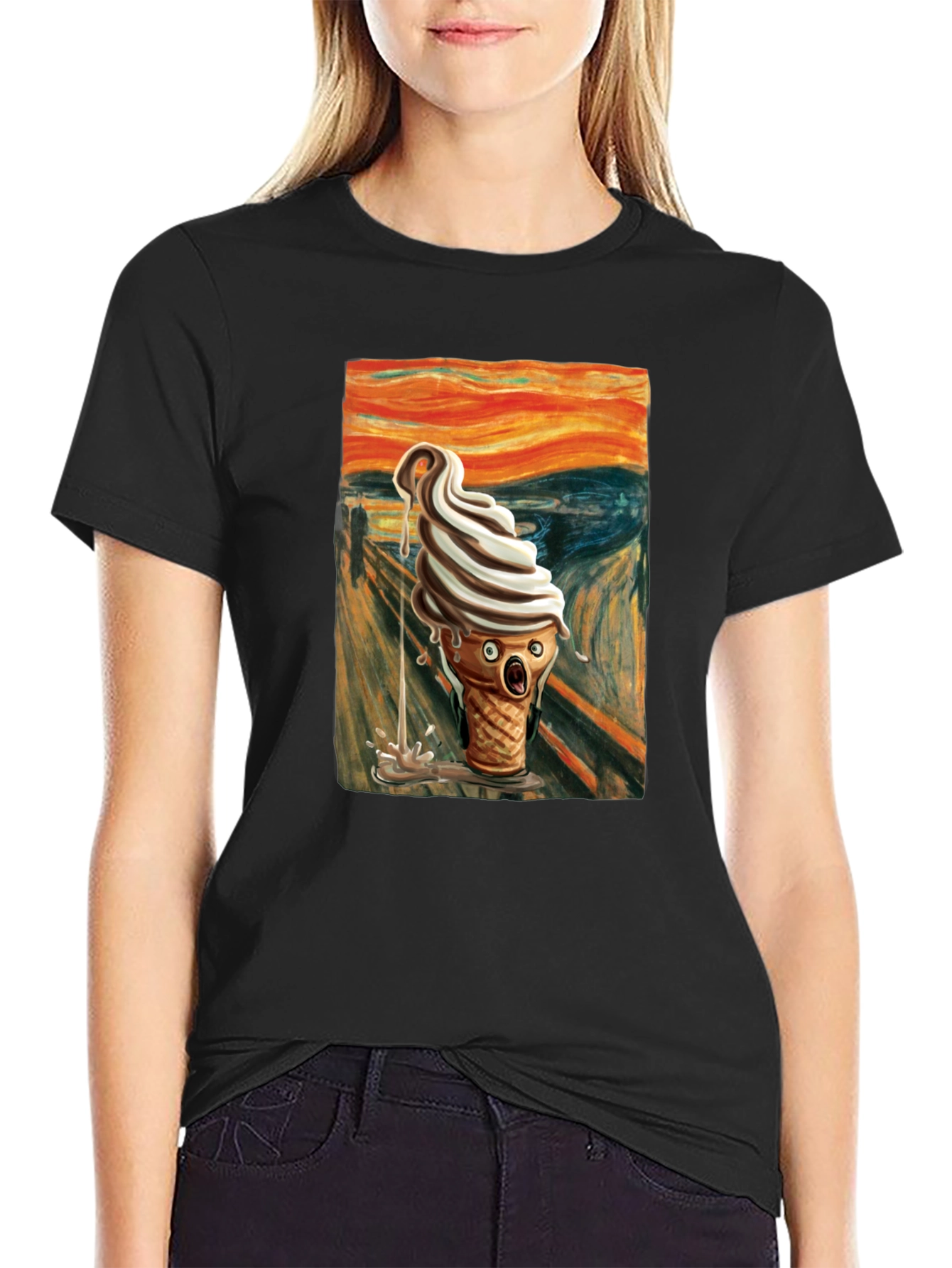 Scream Ice Cream T-Shirt - Art Inspired Tee