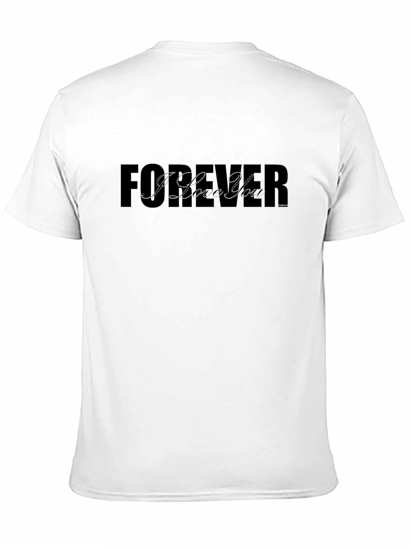 Forever Im Yours Graphic Black T-Shirt