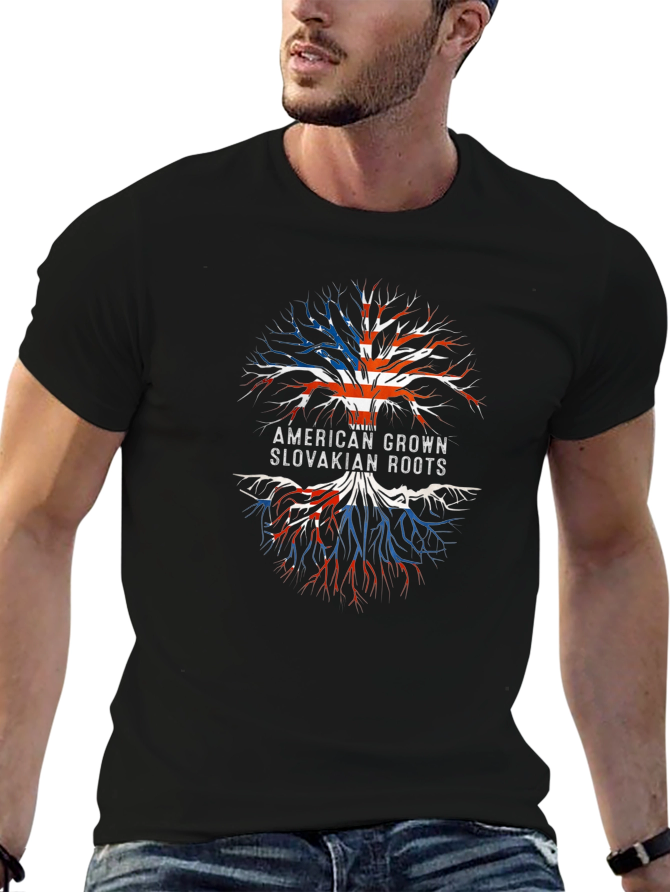 American Slovakian Roots T-Shirt