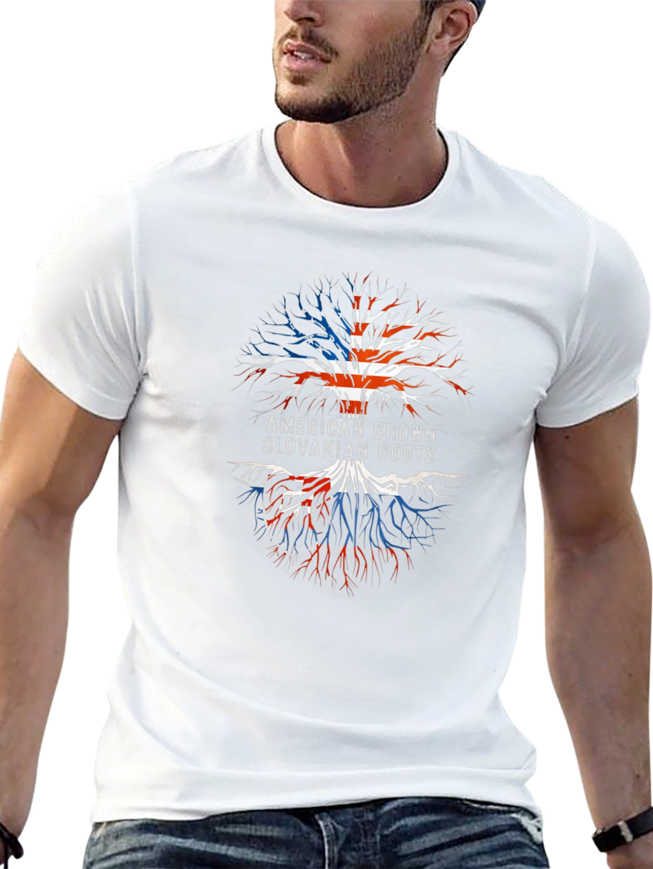 American Slovakian Roots T-Shirt
