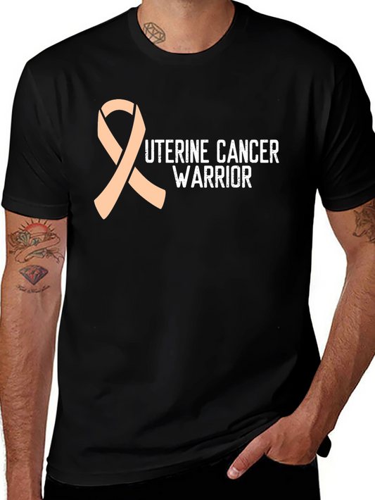 Uterine Cancer Warrior Ribbon T-Shirt