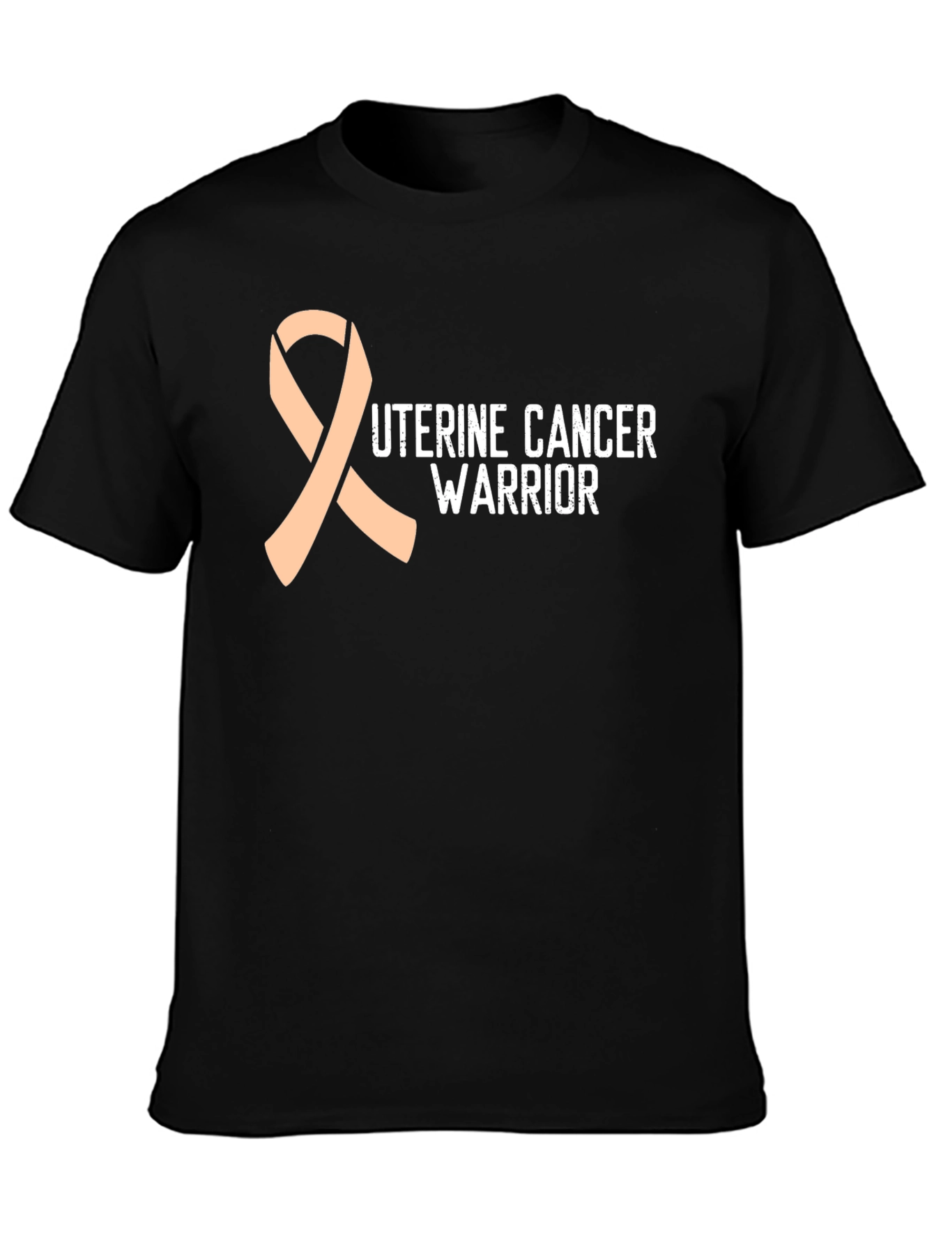 Uterine Cancer Warrior Ribbon T-Shirt