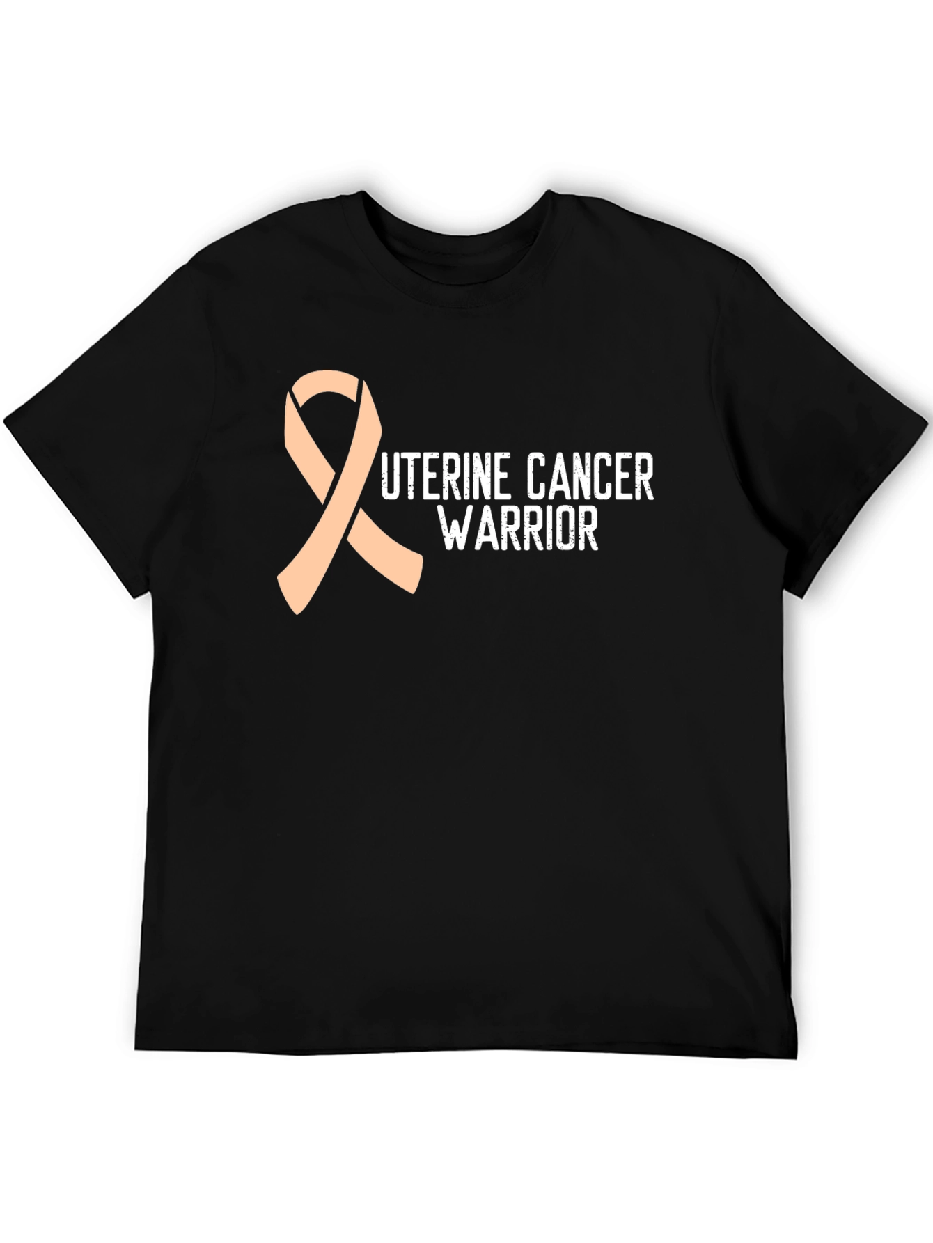 Uterine Cancer Warrior Ribbon T-Shirt