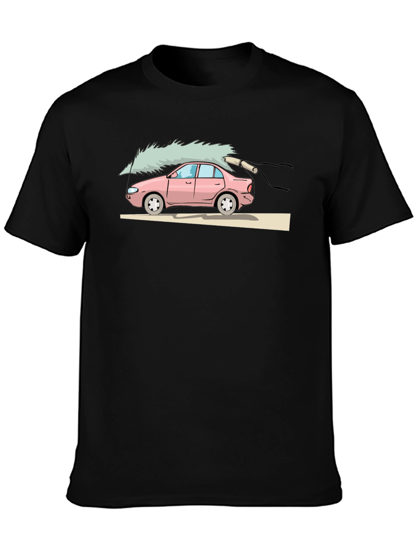 Christmas Tree Car Graphic Tee
