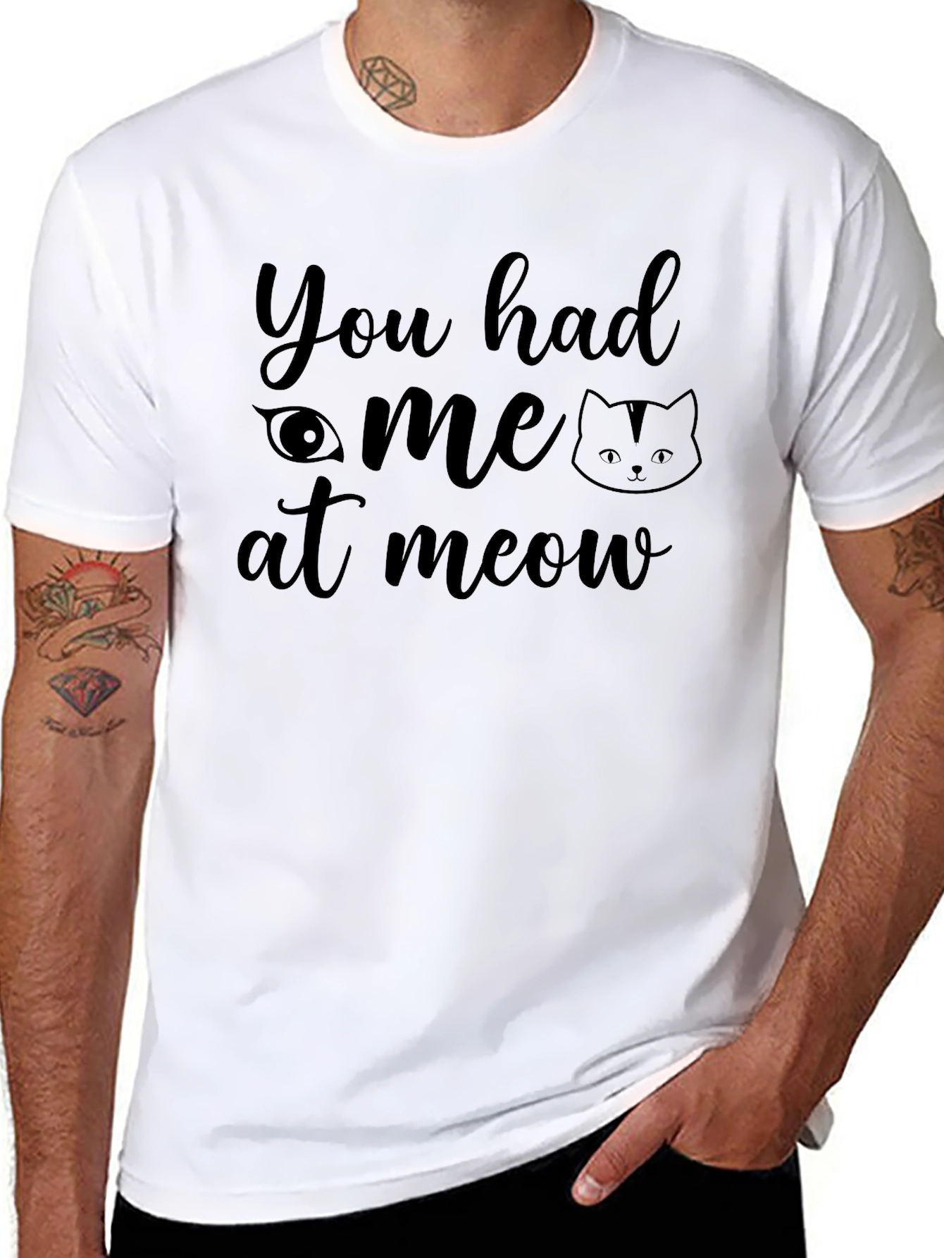 You Had Me at Meow Cat Lover T-Shirt