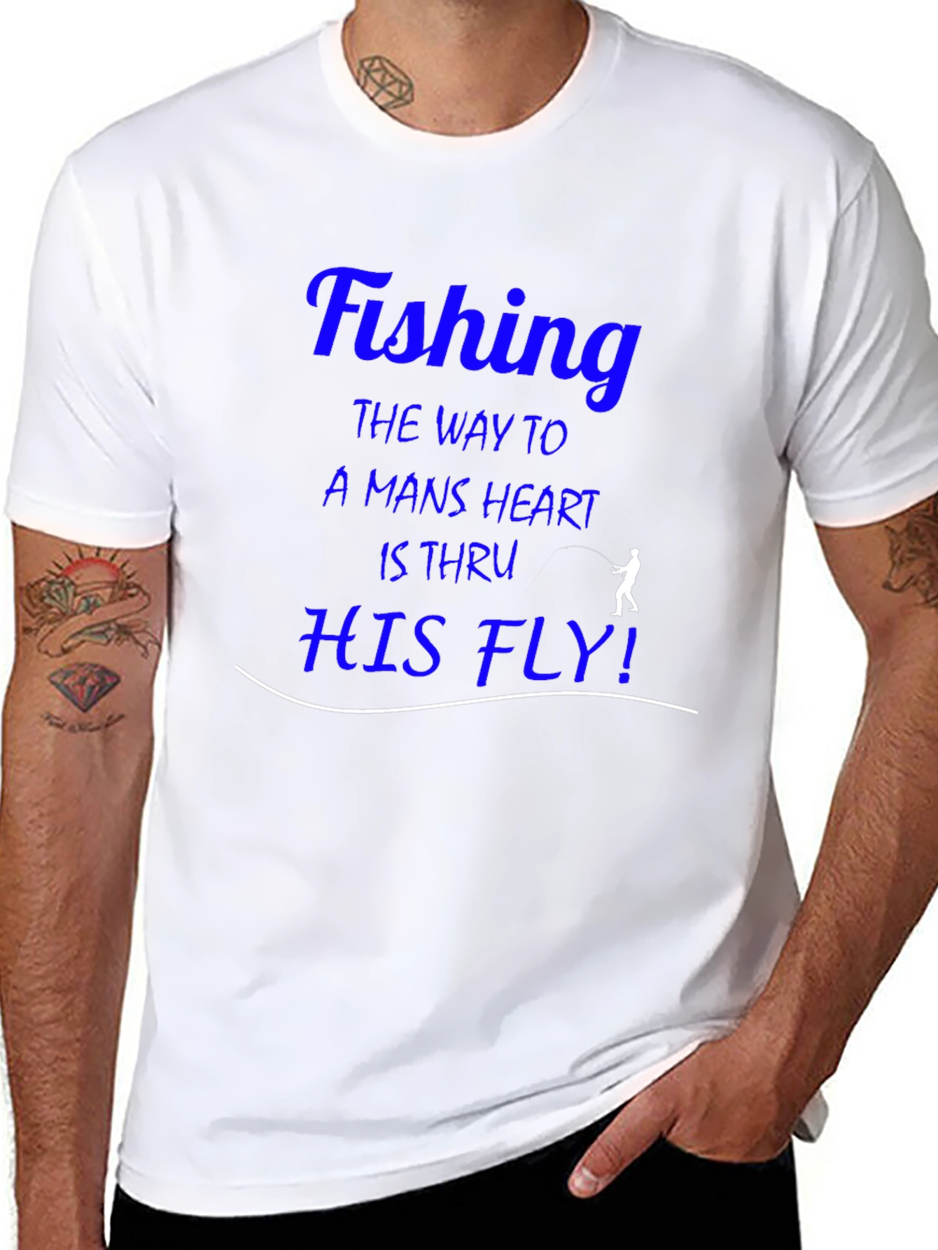 Fishing T-Shirt - The Way To A Mans Heart