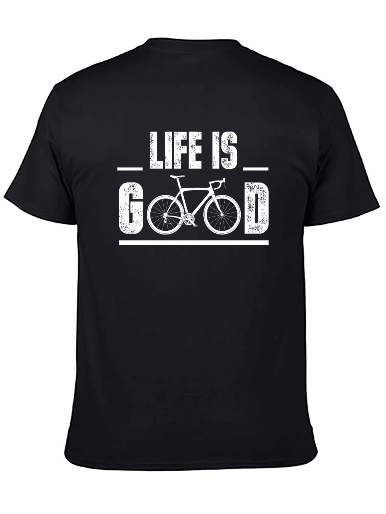 Life is Good Cycling T-Shirt - Black