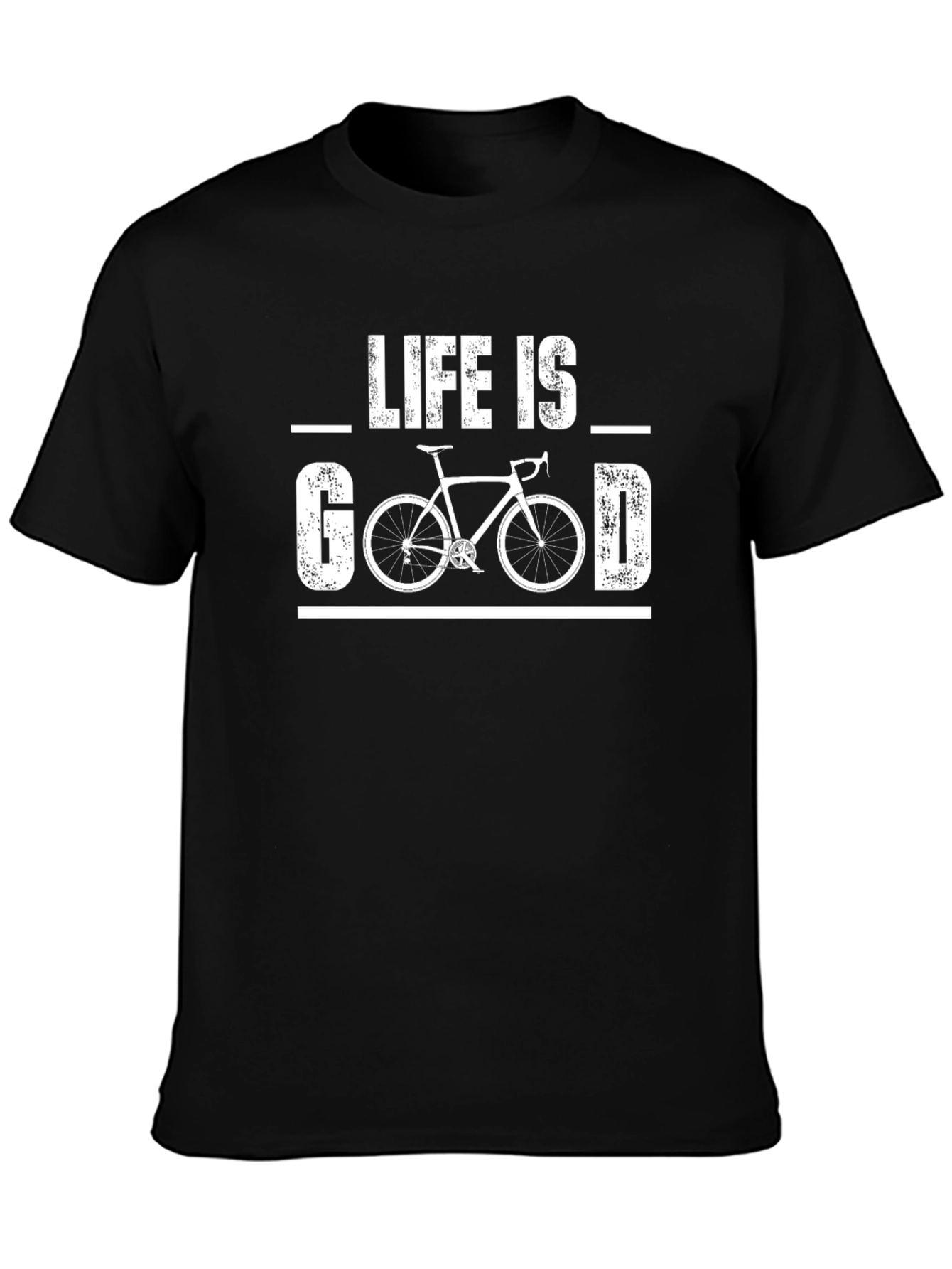 Life is Good Cycling T-Shirt - Black
