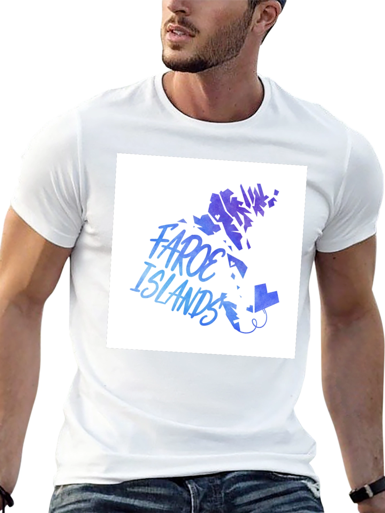 Faroe Islands Graphic Tee - Black Casual T-Shirt