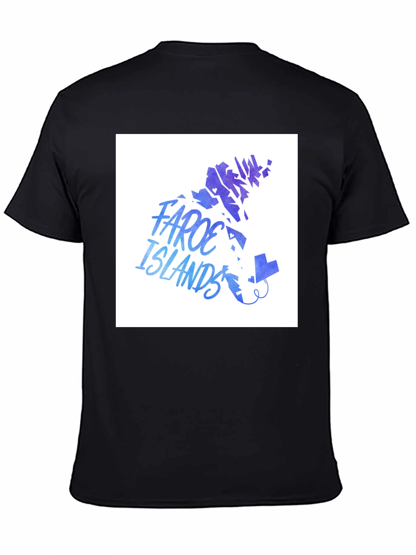 Faroe Islands Graphic Tee - Black Casual T-Shirt