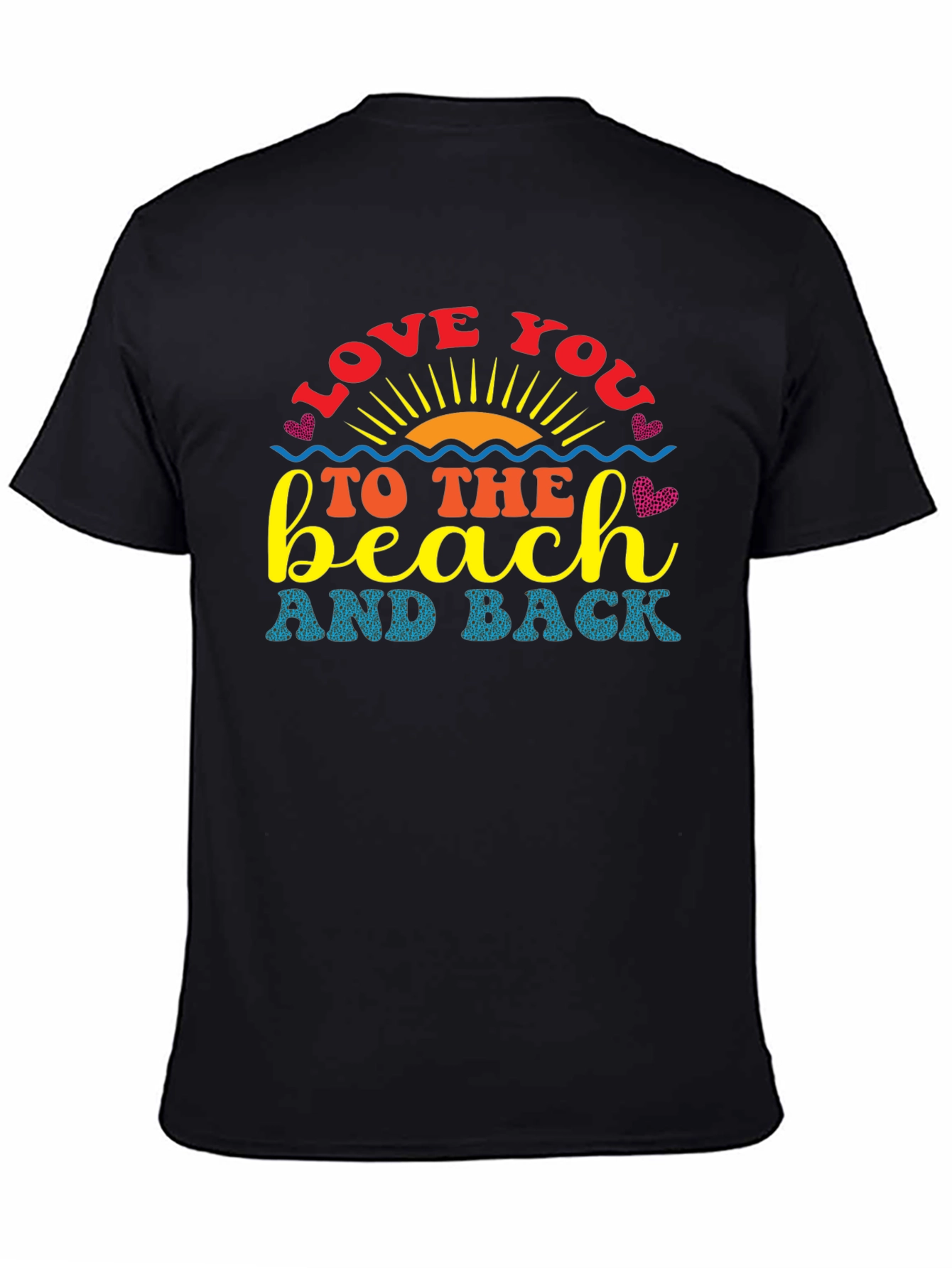 Love You To The Beach Graphic T-Shirt