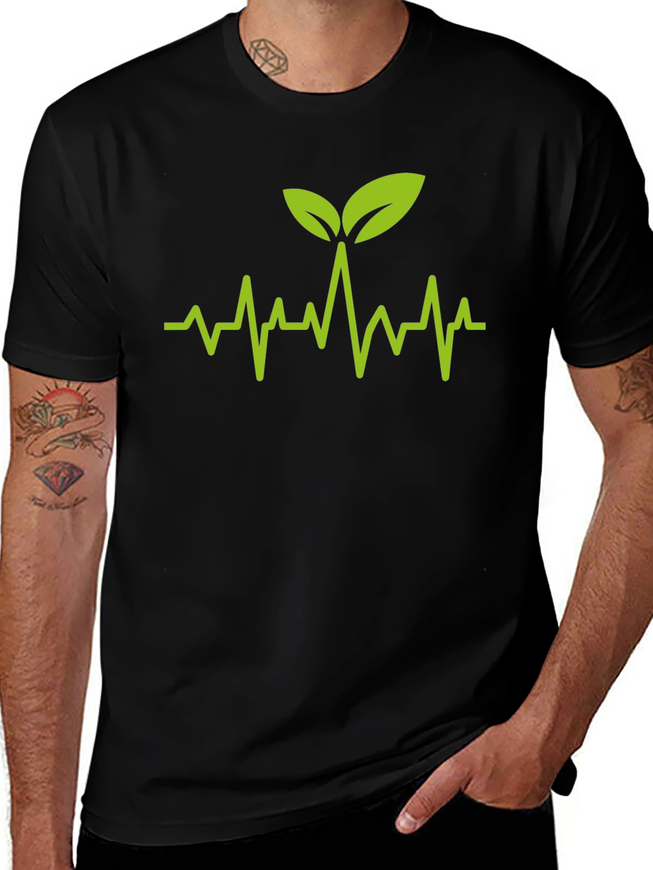 Eco Heartbeat Tee - Nature Lovers Shirt