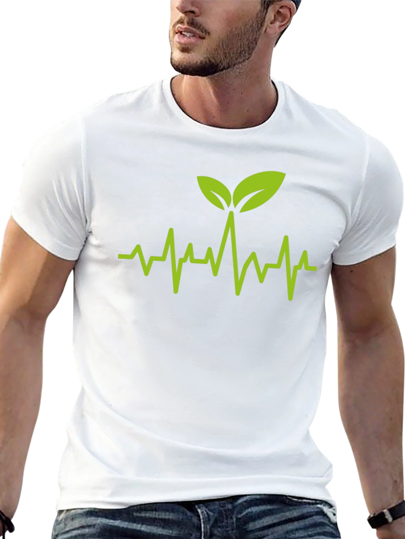 Eco Heartbeat Tee - Nature Lovers Shirt