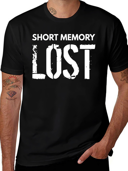 Short Memory Lost Graphic T-Shirt