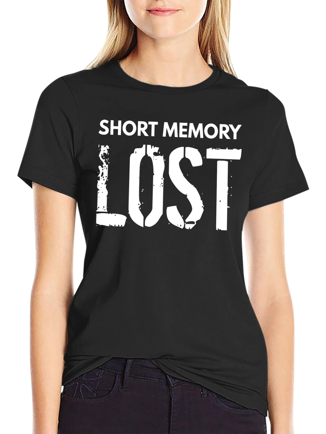 Short Memory Lost Graphic T-Shirt