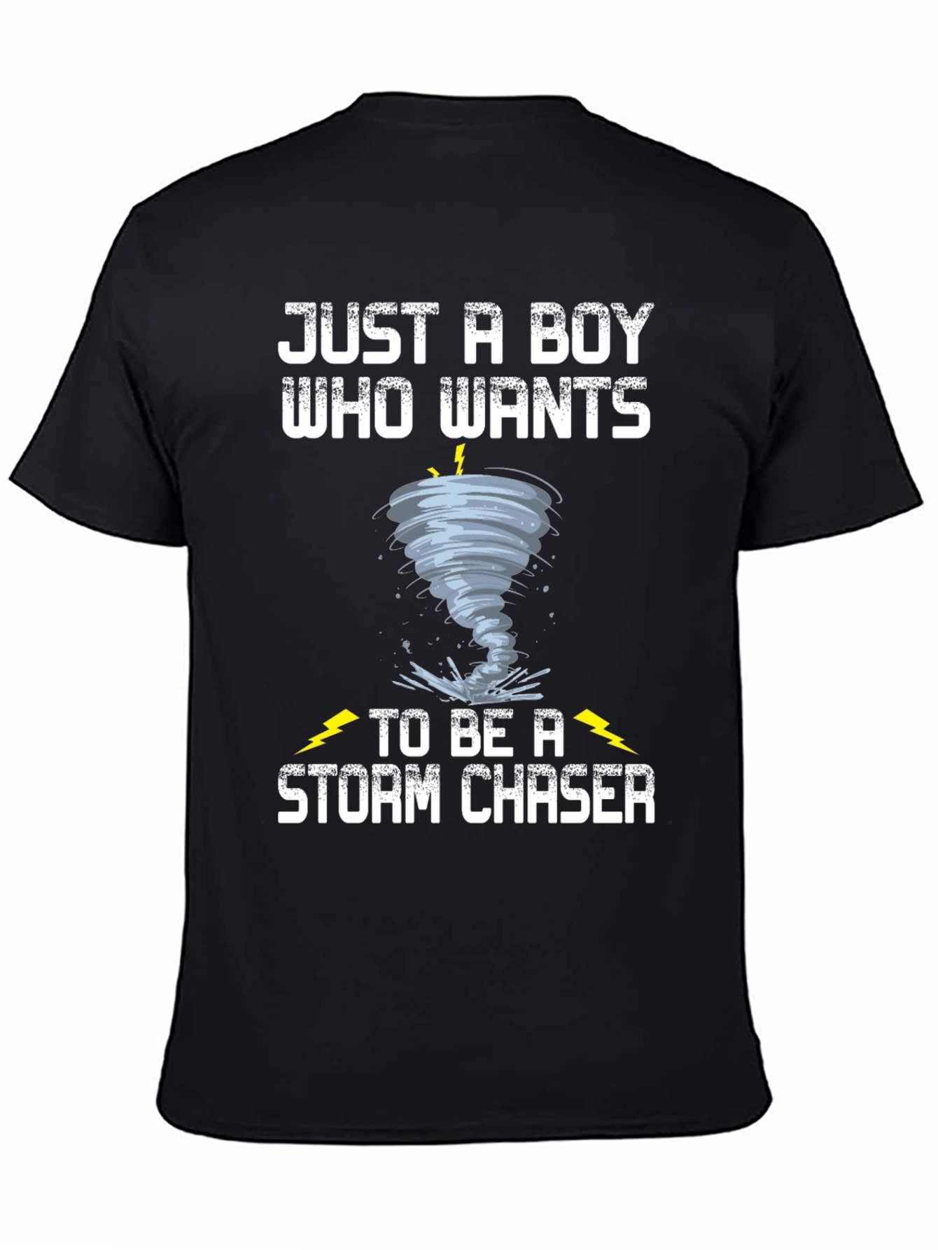Storm Chaser Boys T-Shirt - Tornado Design