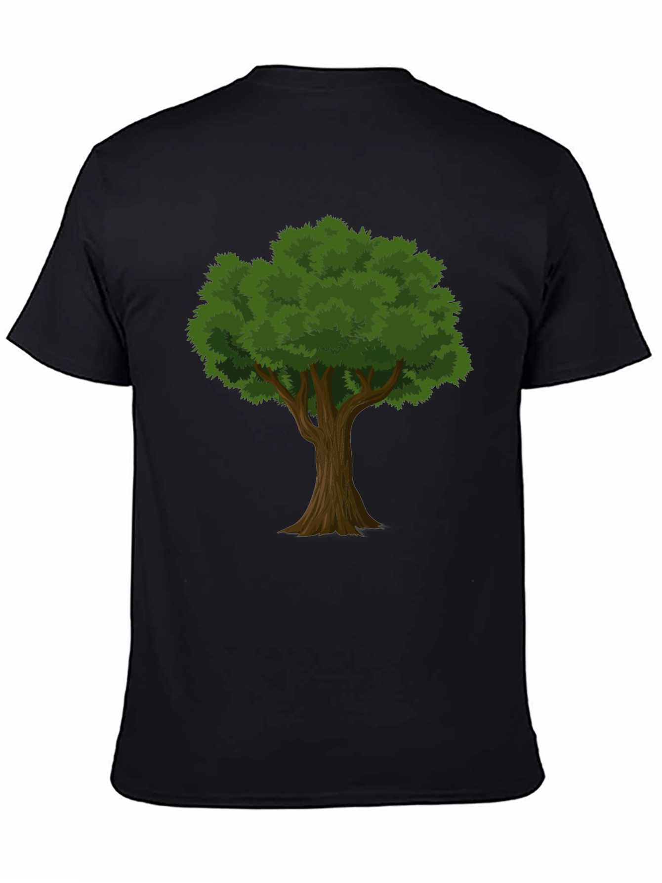 Tree Graphic Black T-Shirt - Nature Lovers Tee