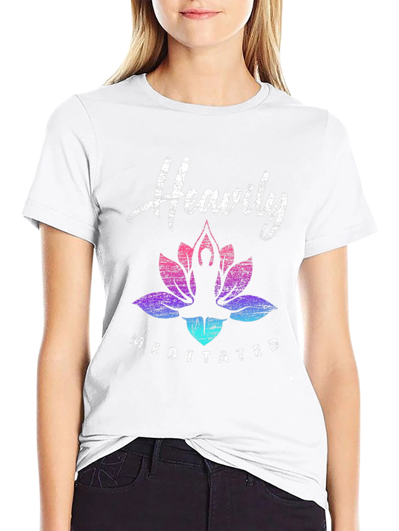 Heavily Meditated Black T-Shirt