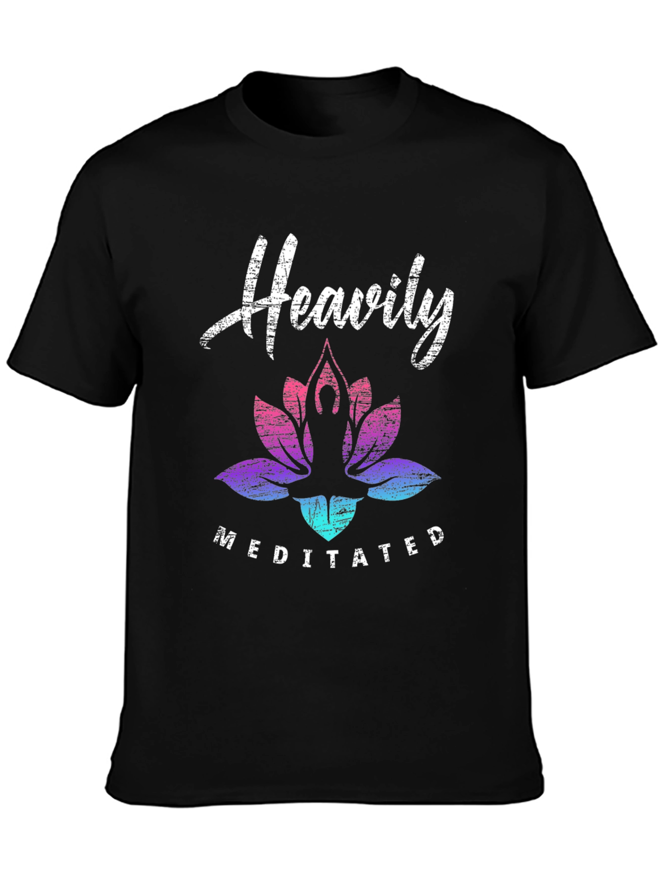 Heavily Meditated Black T-Shirt