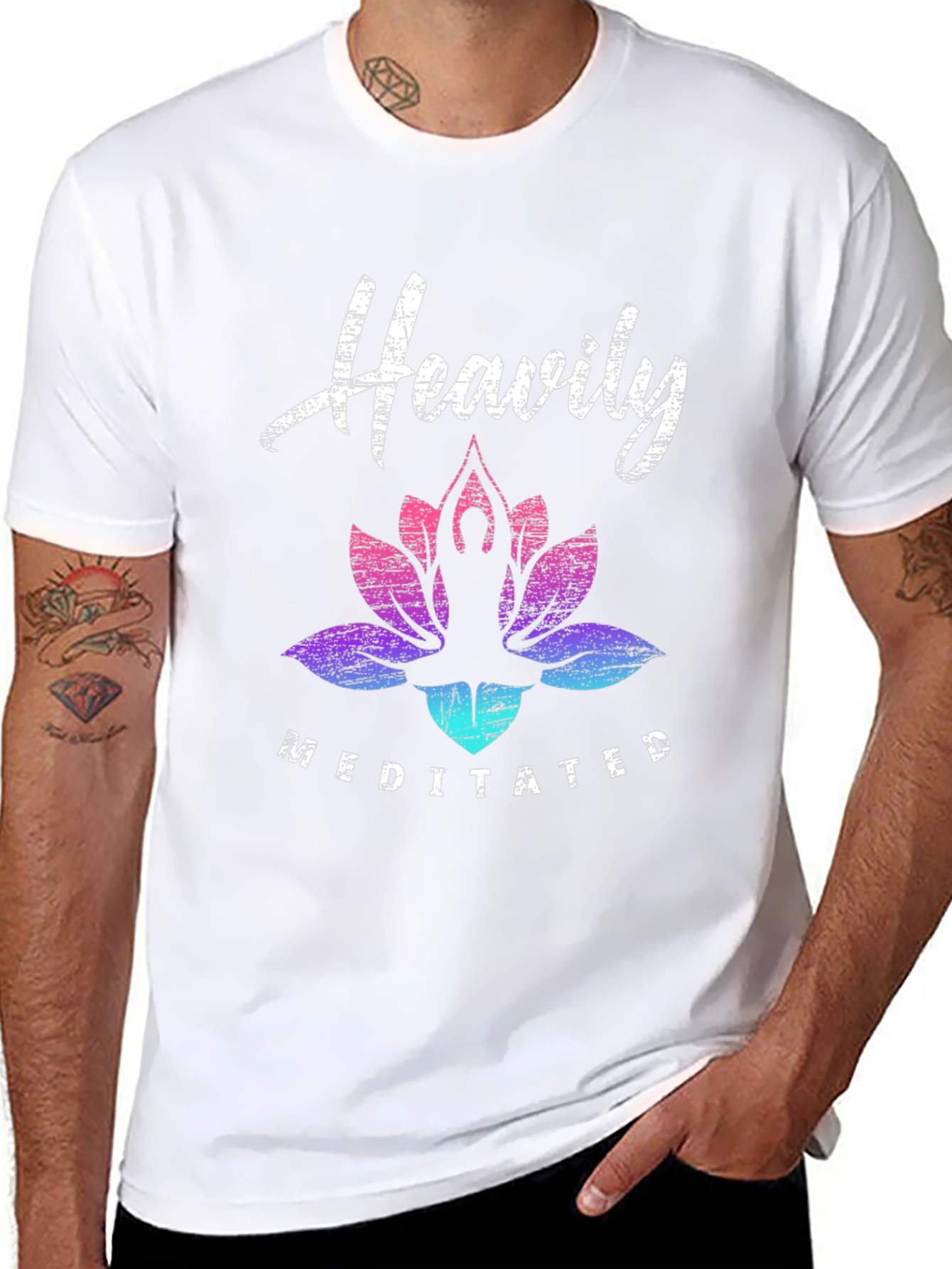 Heavily Meditated Black T-Shirt