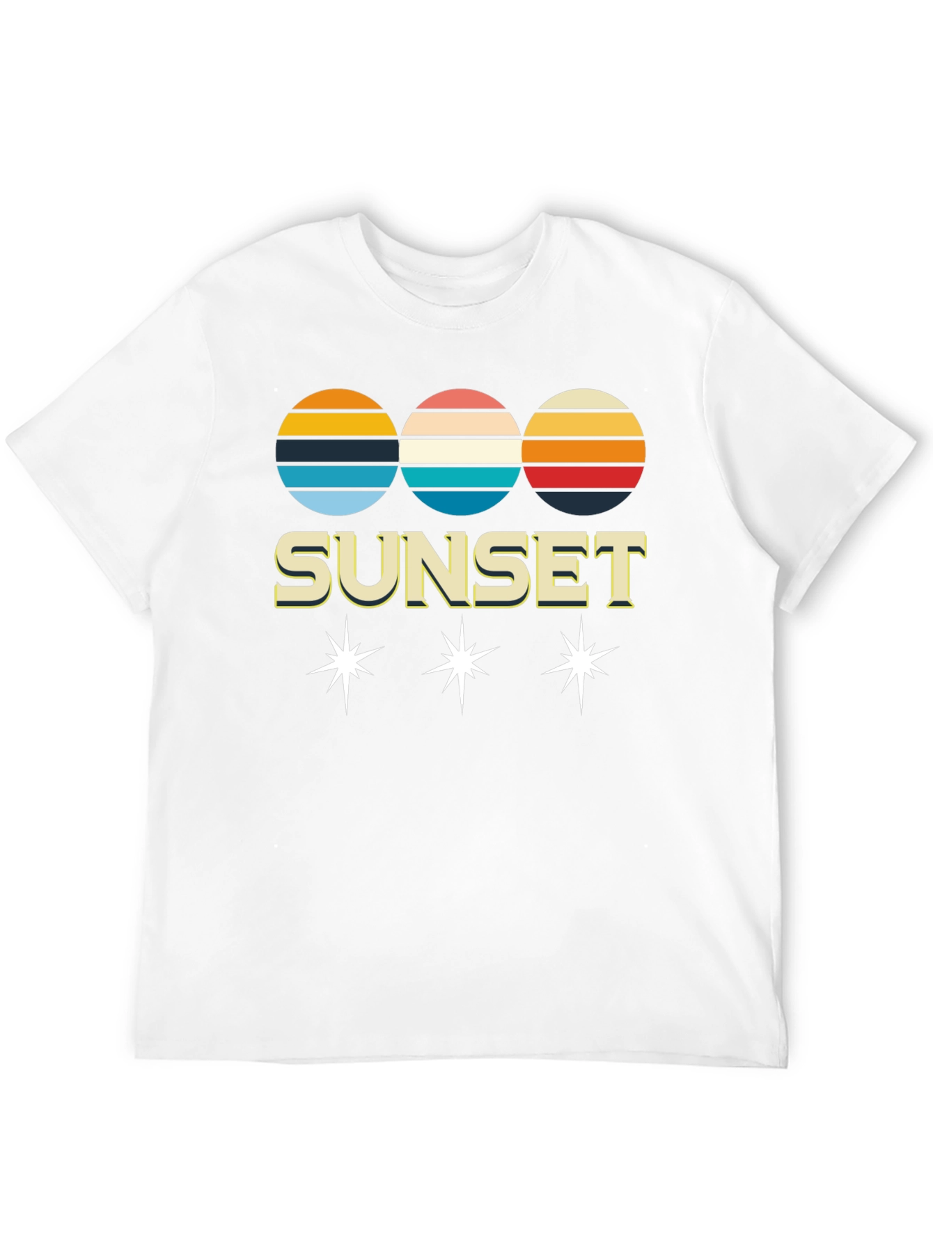 Retro Sunset Graphic Tee - Classic Style