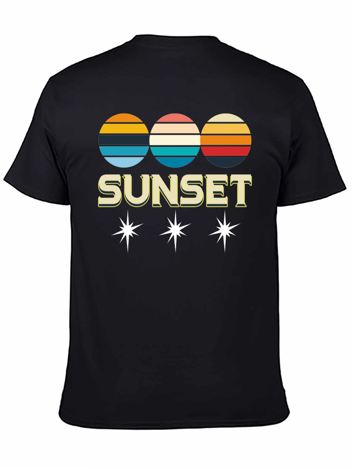 Retro Sunset Graphic Tee - Classic Style