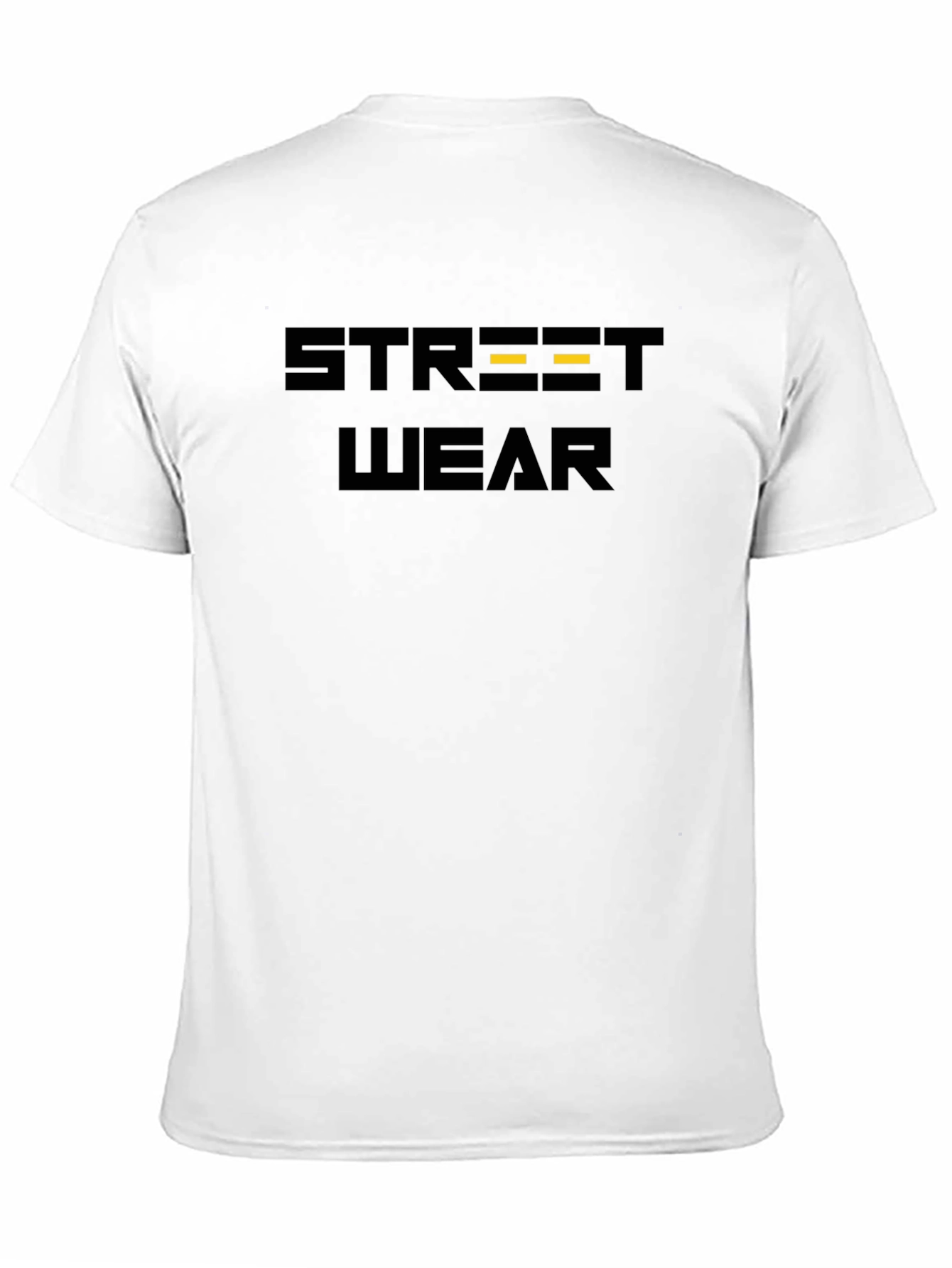 Streetwear Graphic Tee - Black Cotton Blend
