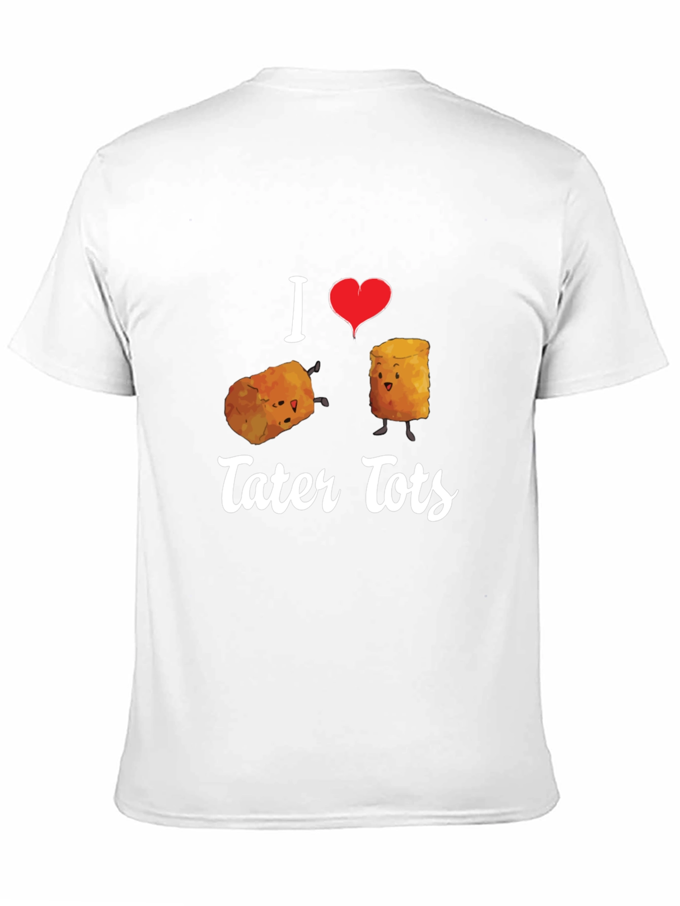 I Heart Tater Tots Graphic Tee - Black