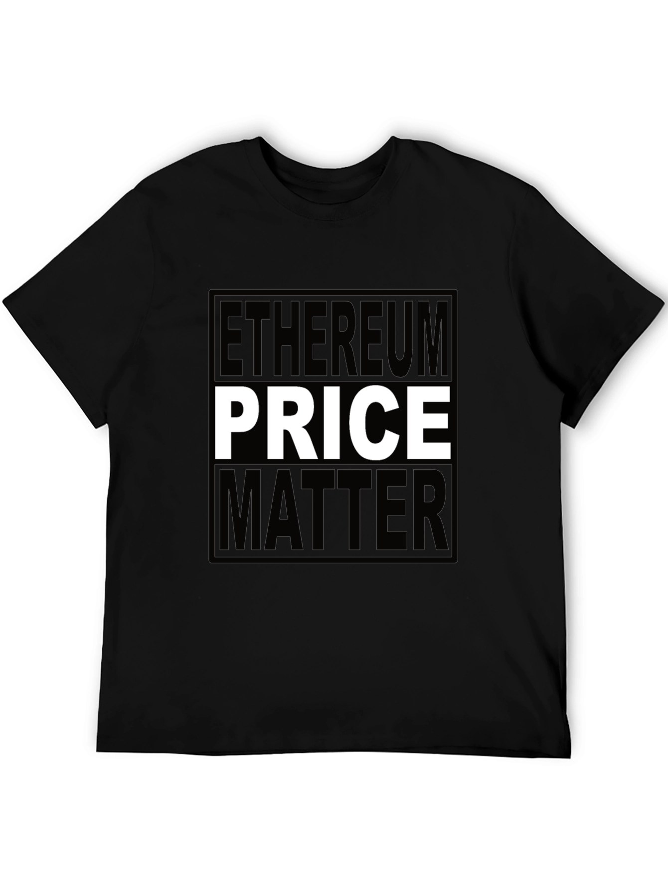 Ethereum Price Matters Graphic Tee - Black