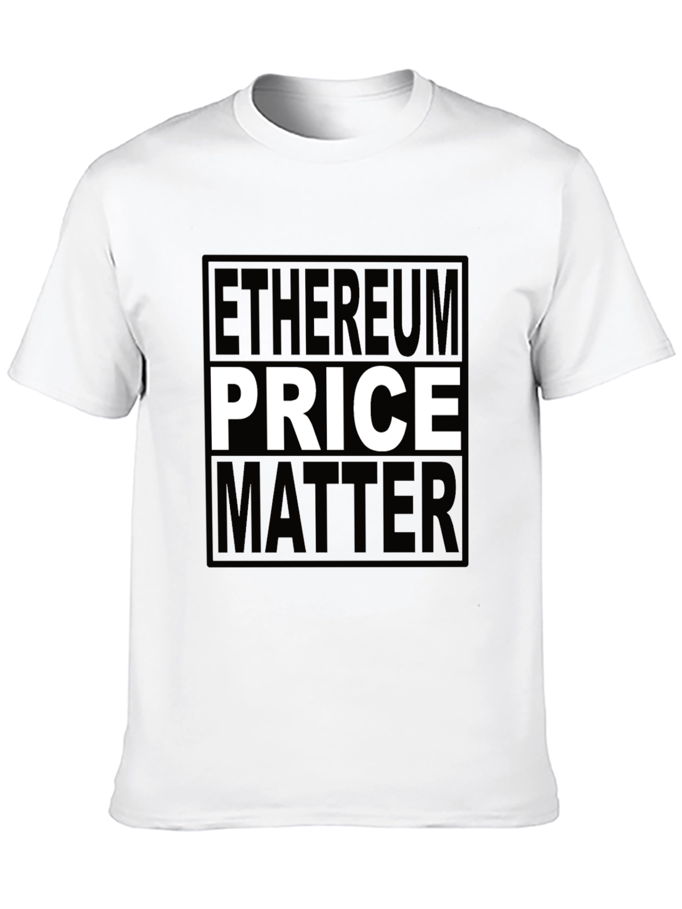 Ethereum Price Matters Graphic Tee - Black