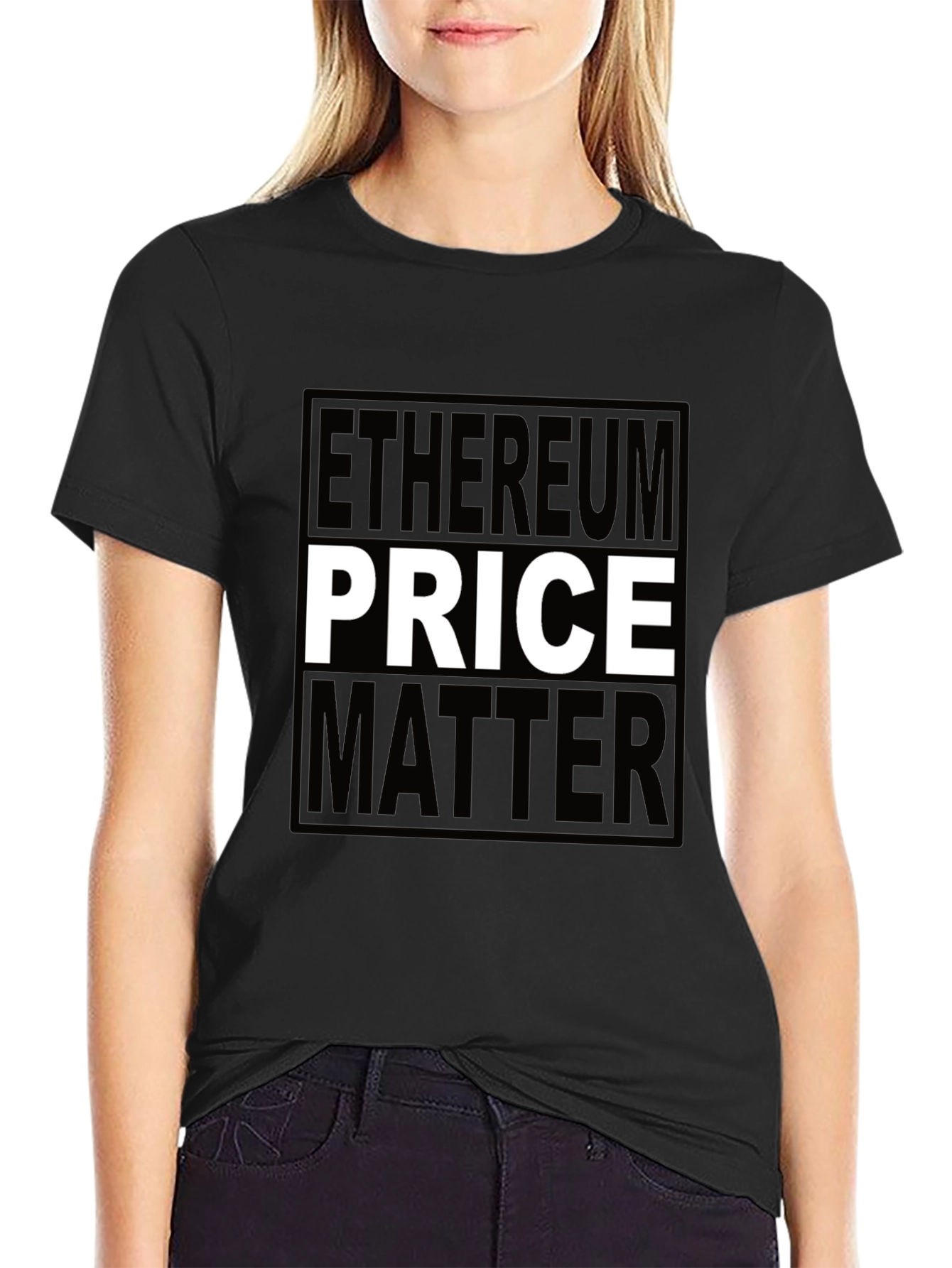 Ethereum Price Matters Graphic Tee - Black
